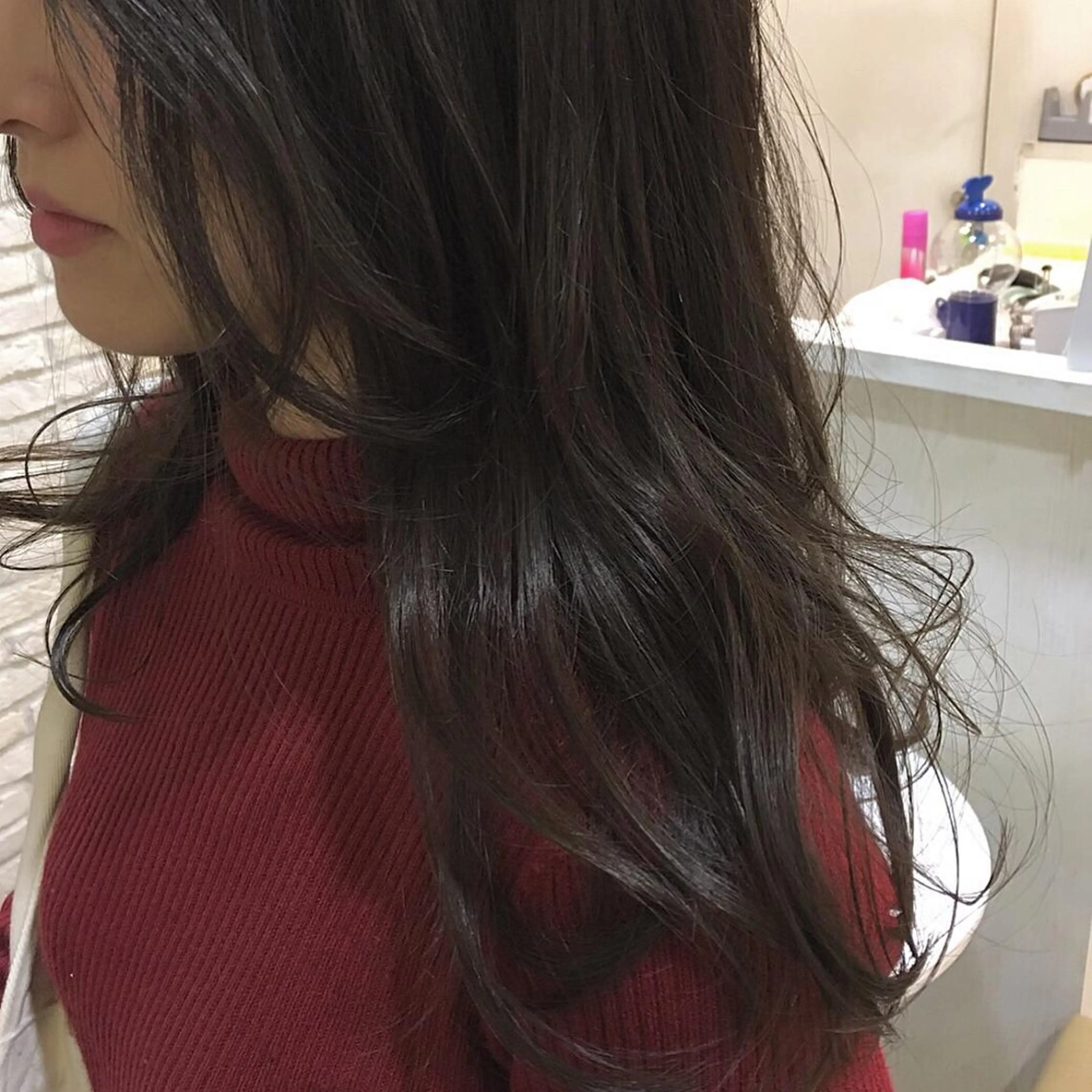 ロング カラー 平内 賢人のヘアスタイル