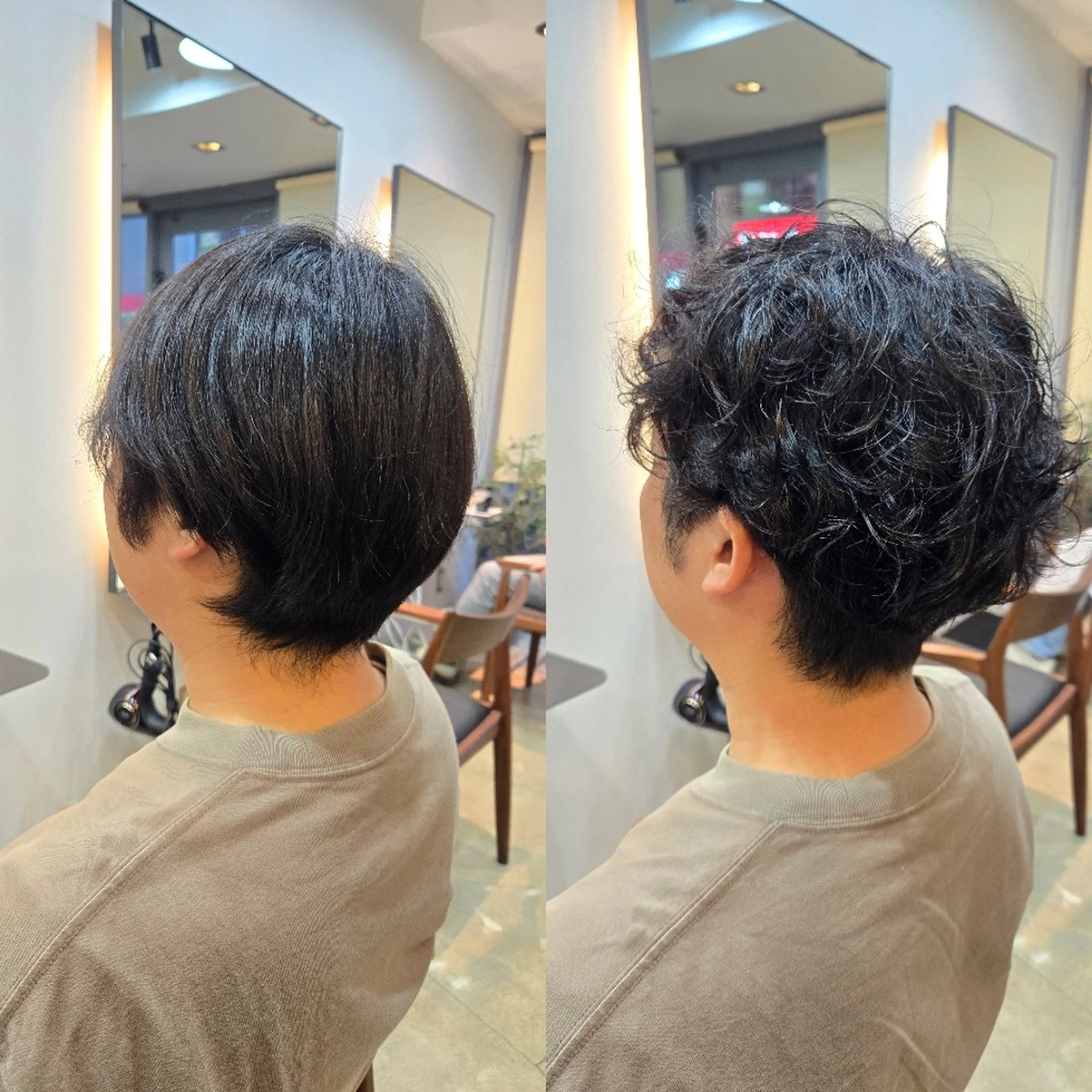 パーマ メンズ 野村 果音(カノン)のヘアスタイル