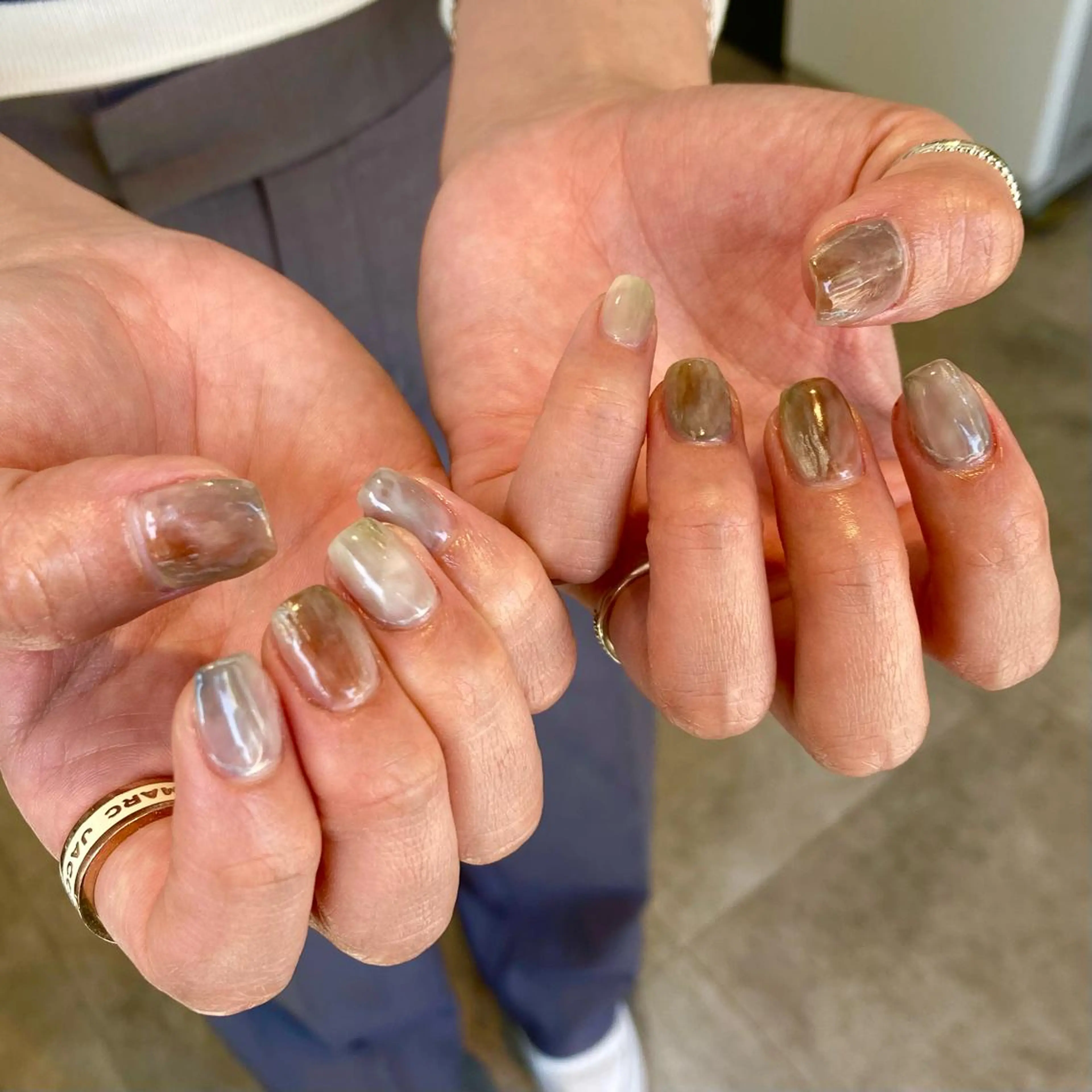 ネイル ハンドネイル shio ♡ 24日空きありのネイルデザイン