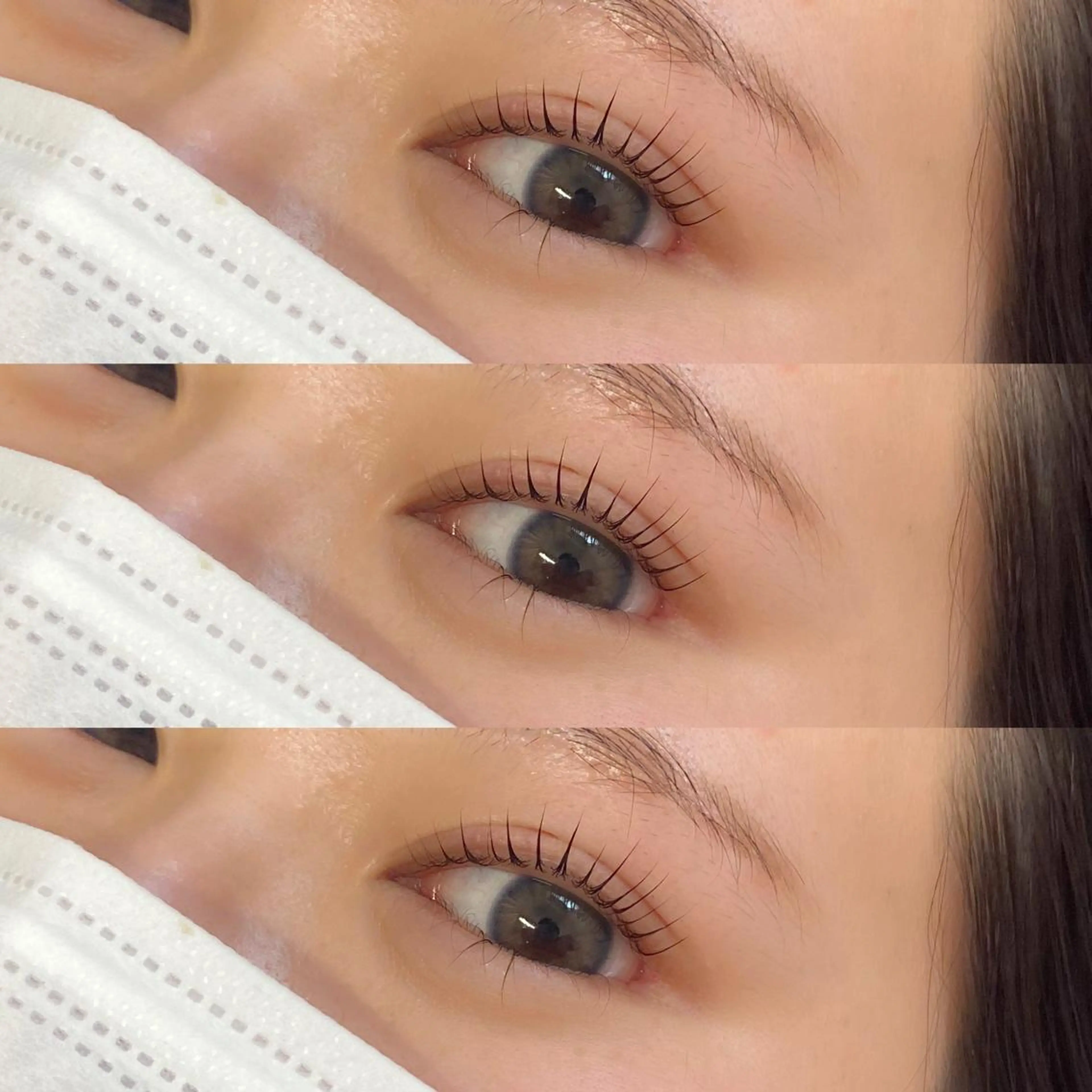 マツエク・マツパ 束感まつ毛 韓国風マツエク パリジェンヌラッシュリフト meg .のマツエク・マツパデザイン