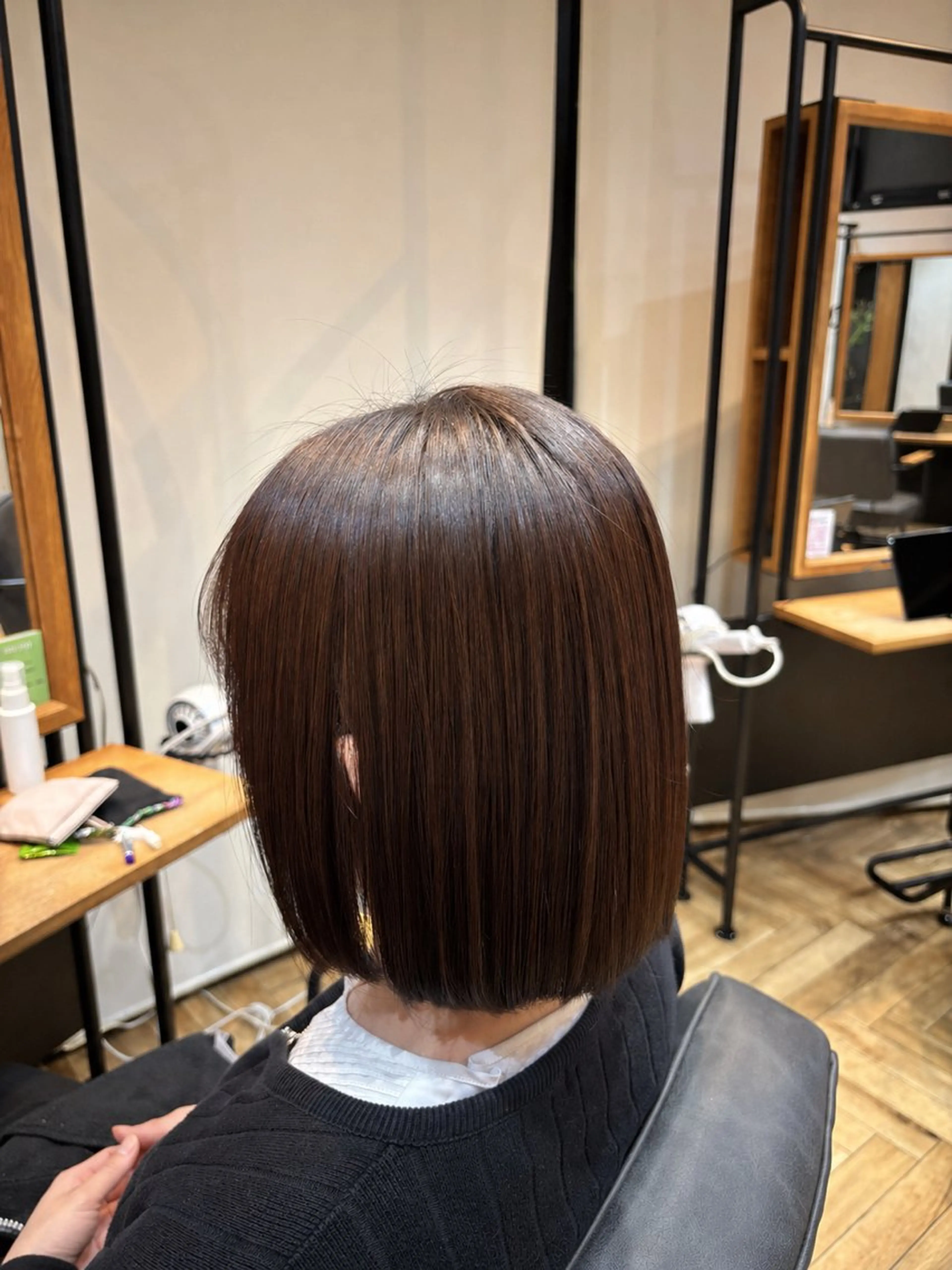 縮毛矯正 トリートメント Rika🎀美髪矯正 /透明感カラー🫧のヘアスタイル