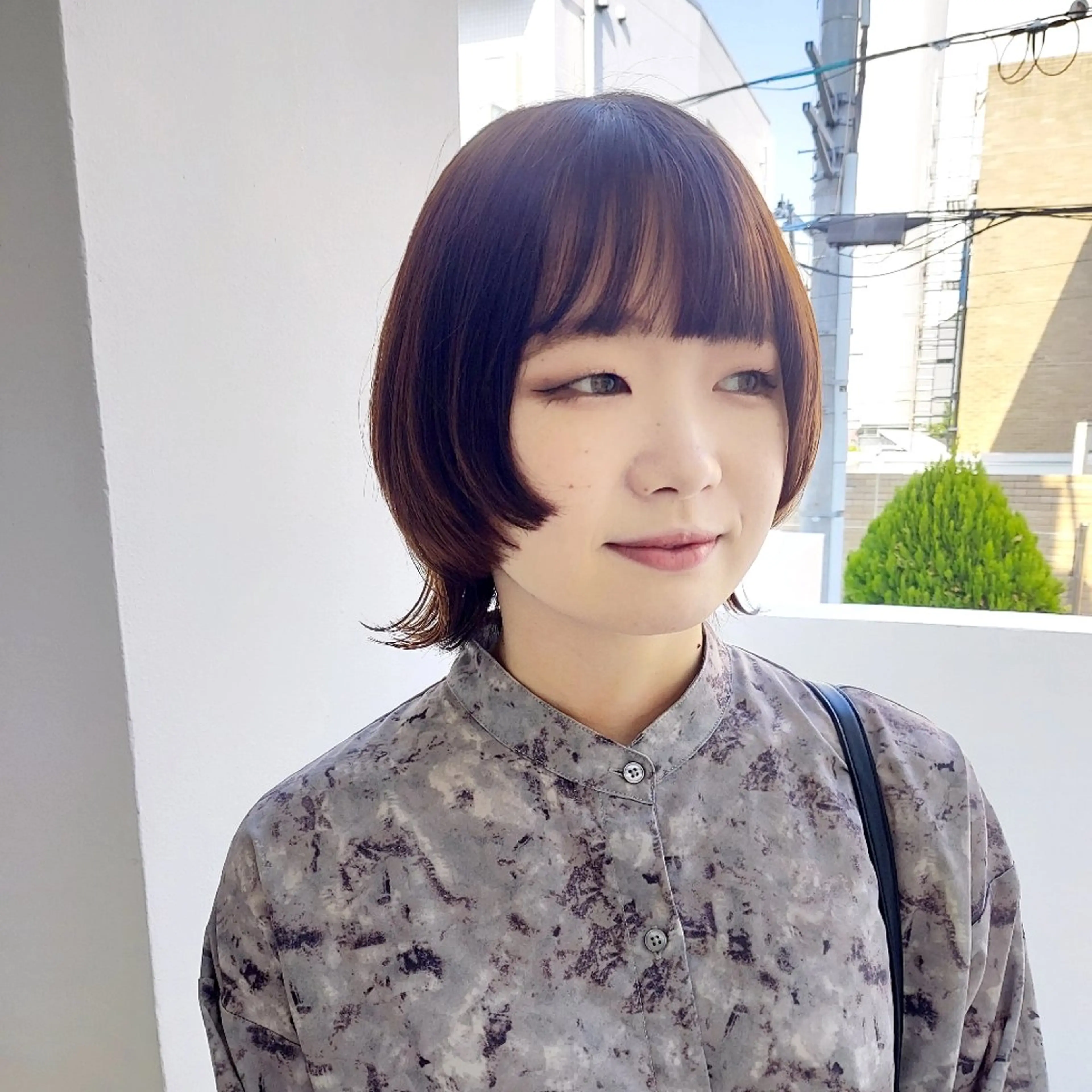ミディアム ウルフカット 樋口 千尋のヘアスタイル