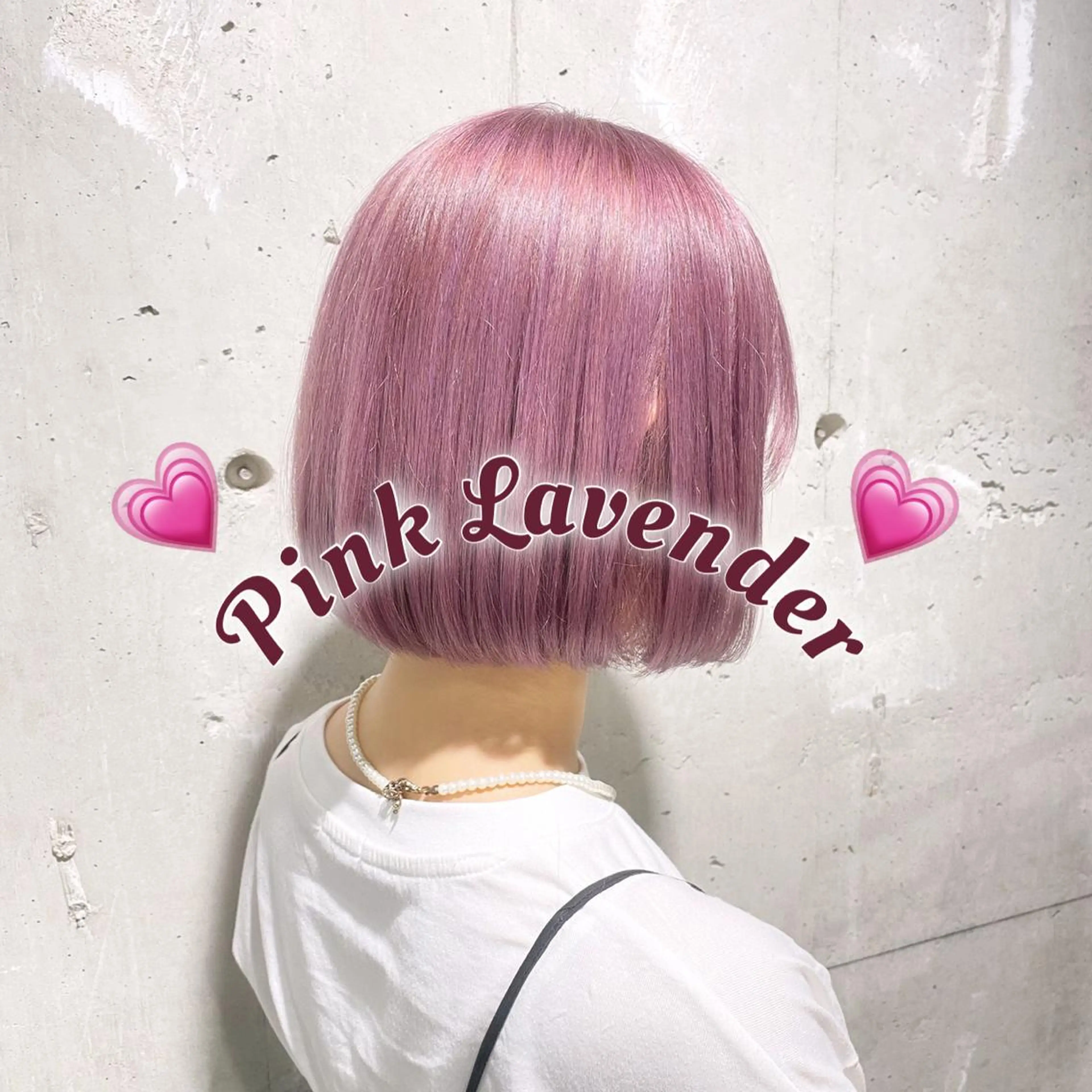 セミロング ❤︎ワンホンガーリー なハイトーンヘア❤︎のヘアスタイル