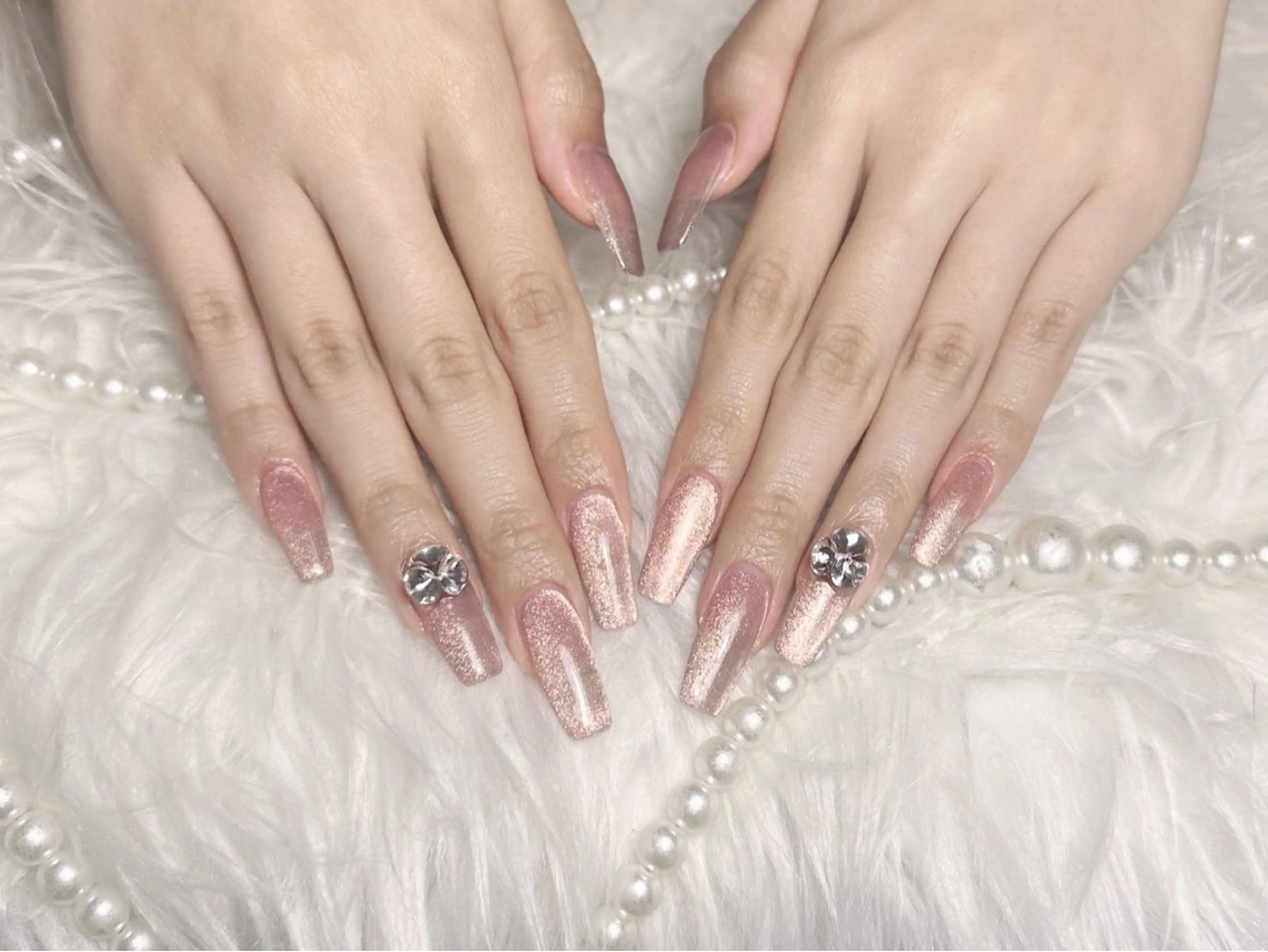 ネイル ☁️Minmin Tsuki💙🩵のネイルデザイン