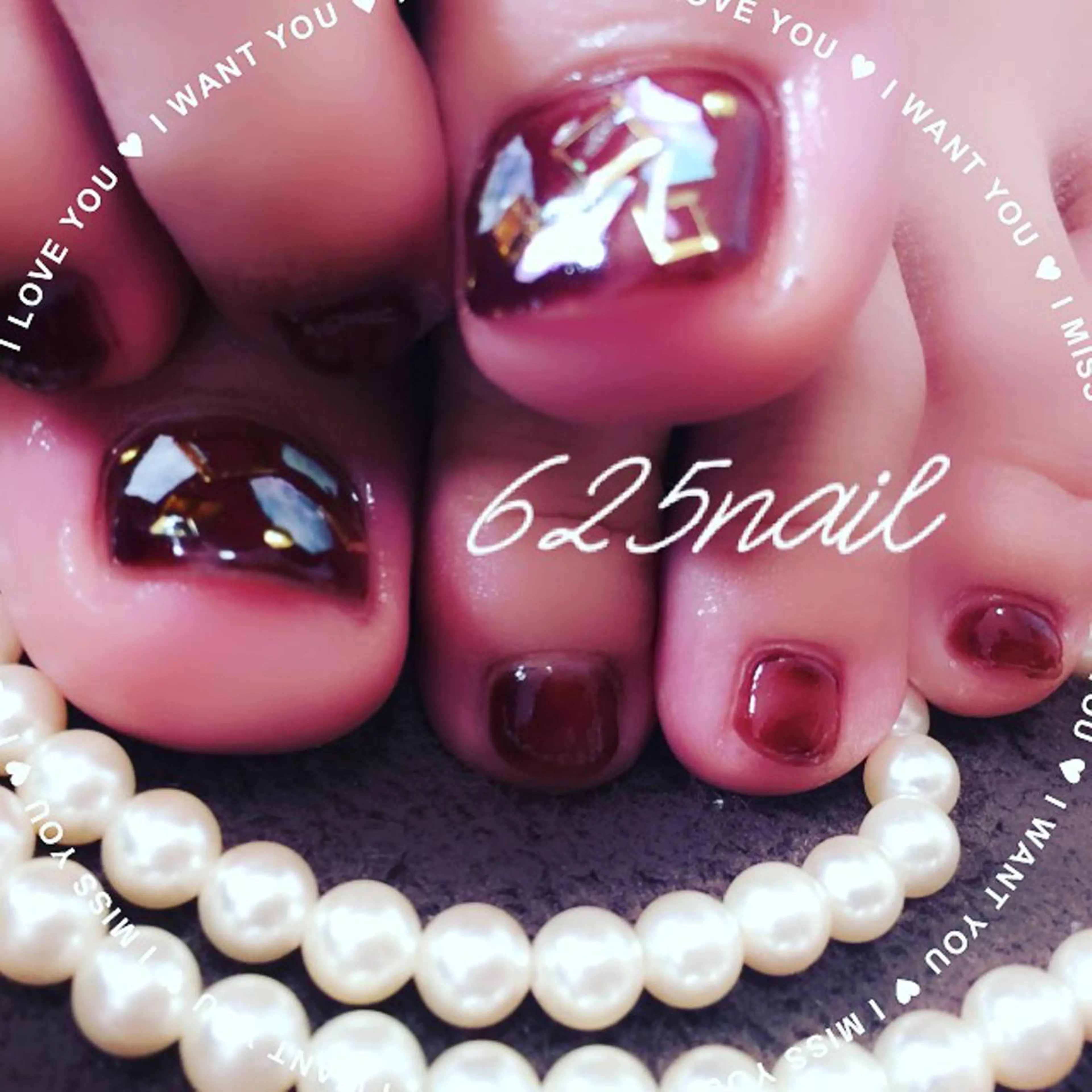 ネイル 625nail 無料P有/春日白水のネイルデザイン