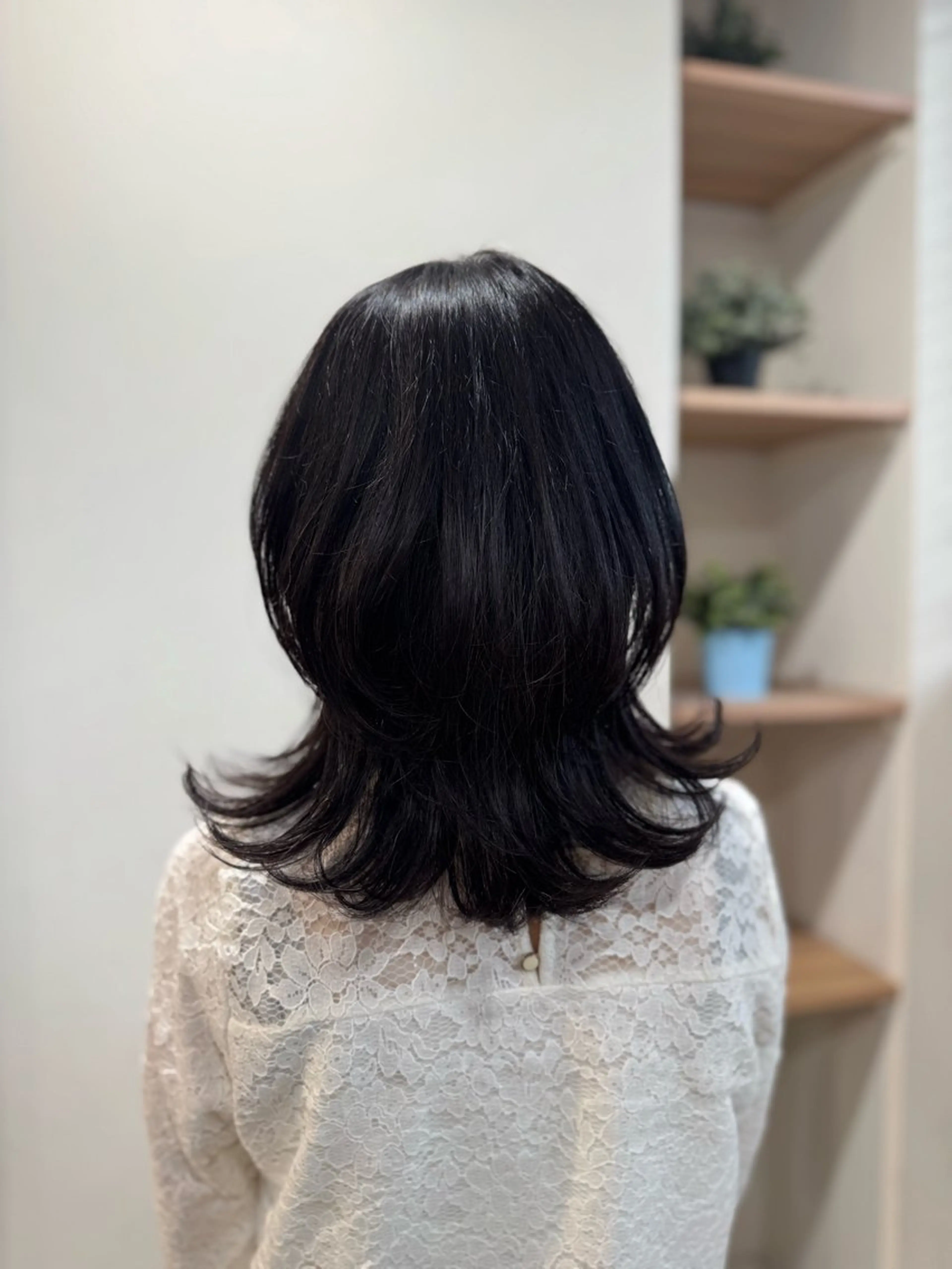 ミディアム レイヤーカット 美容室MOMO 柏所属・🦄心でカット🦄 🌈まさきうらん🌈のヘアスタイル