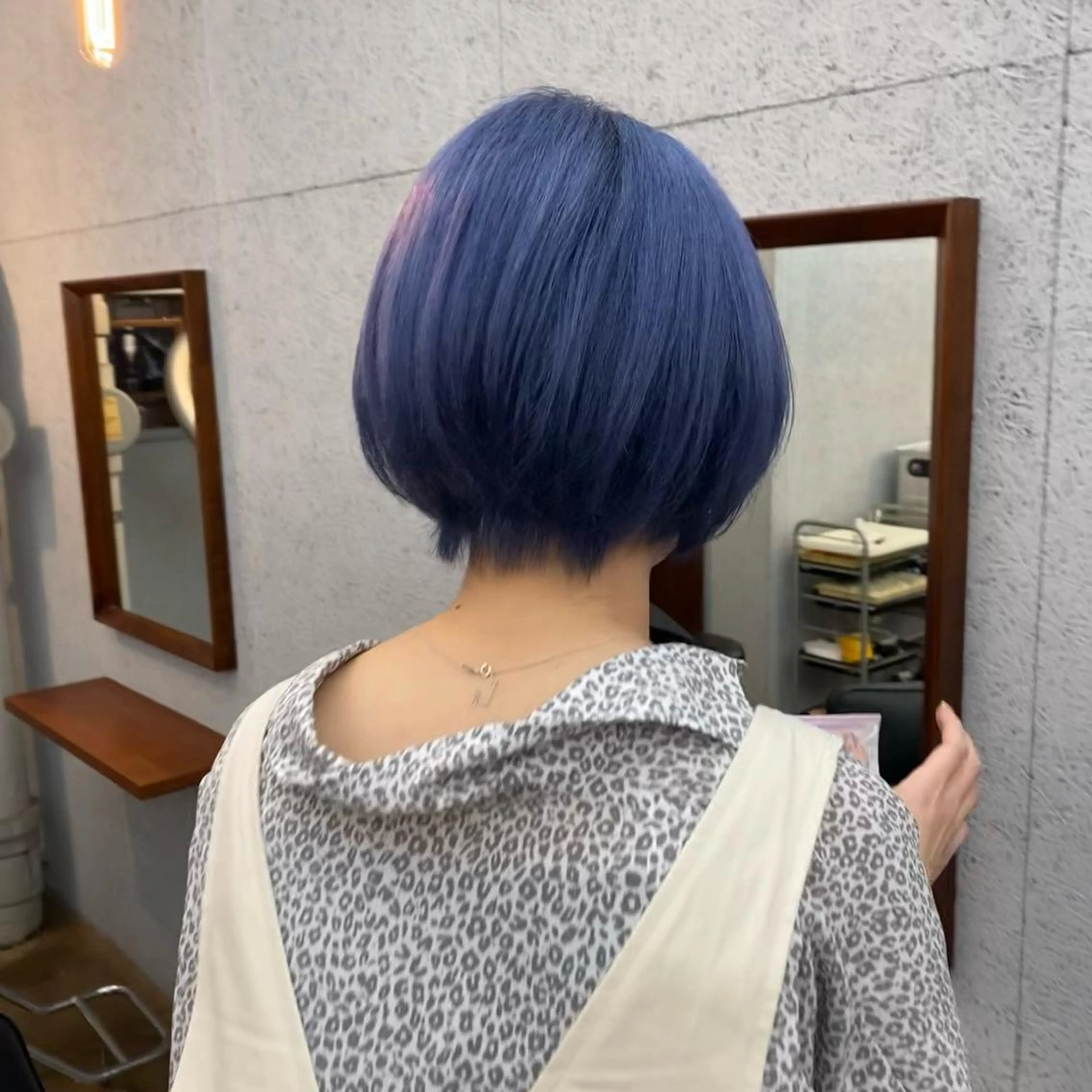 カラー ブルーカラー ハイトーン/デザイン hirokiのヘアスタイル