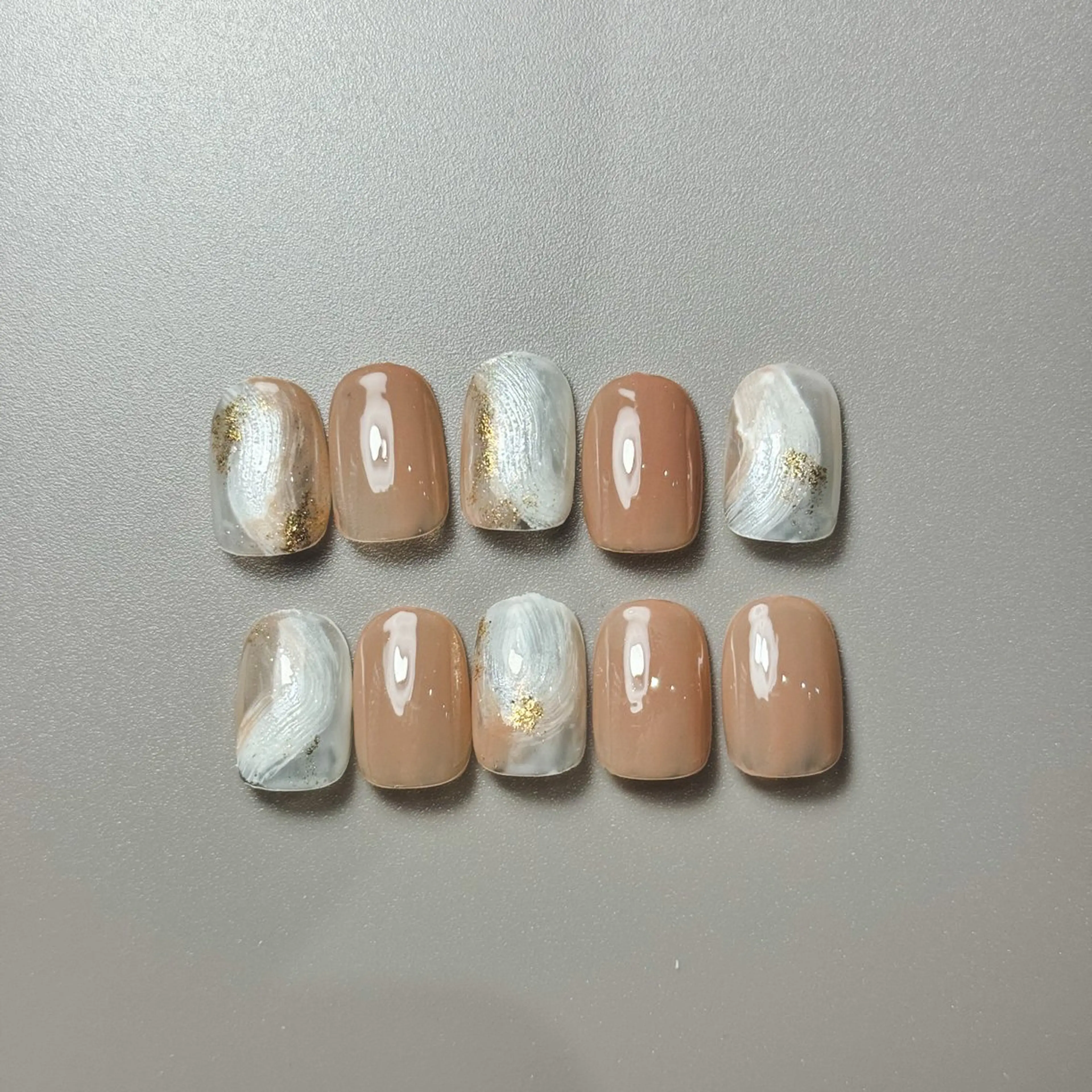 ネイル ニュアンスネイル 手描きアート🎨 tama|竹ノ塚のネイルデザイン