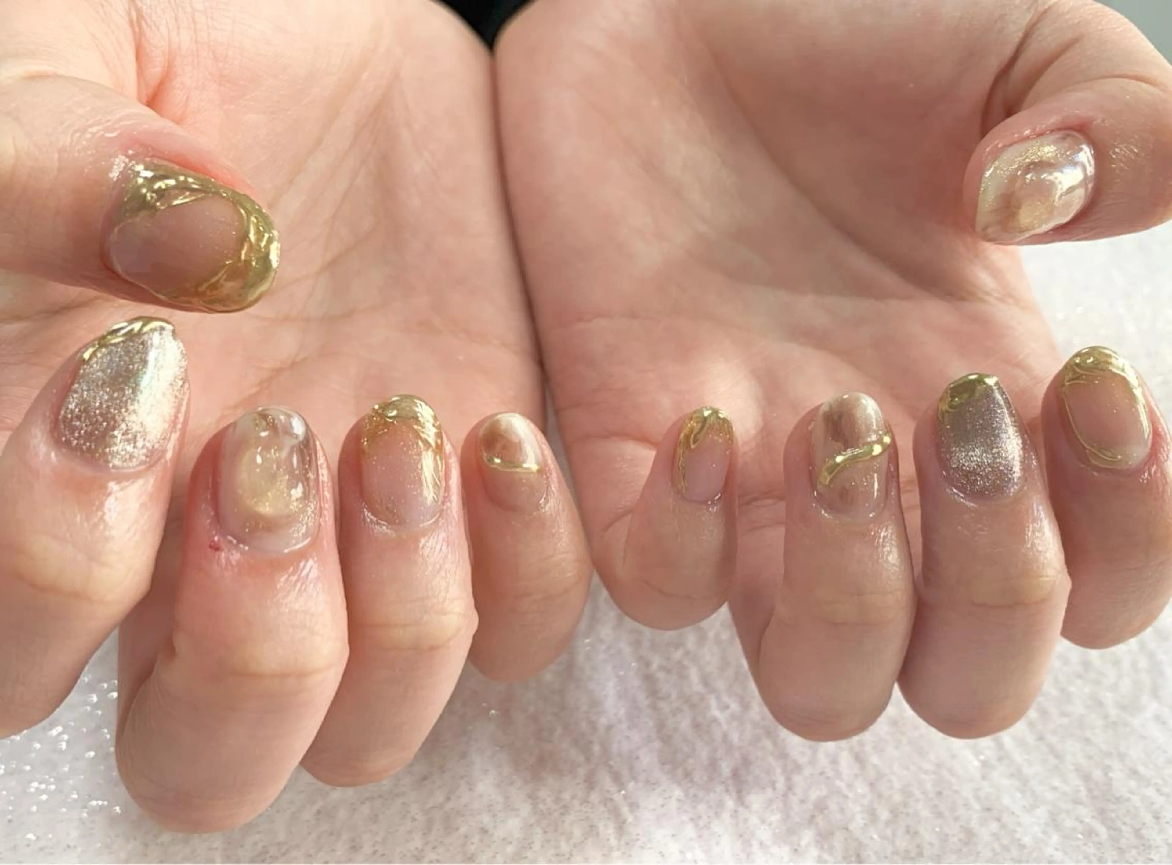 ネイル ハンドネイル 手塚 里奈のネイルデザイン