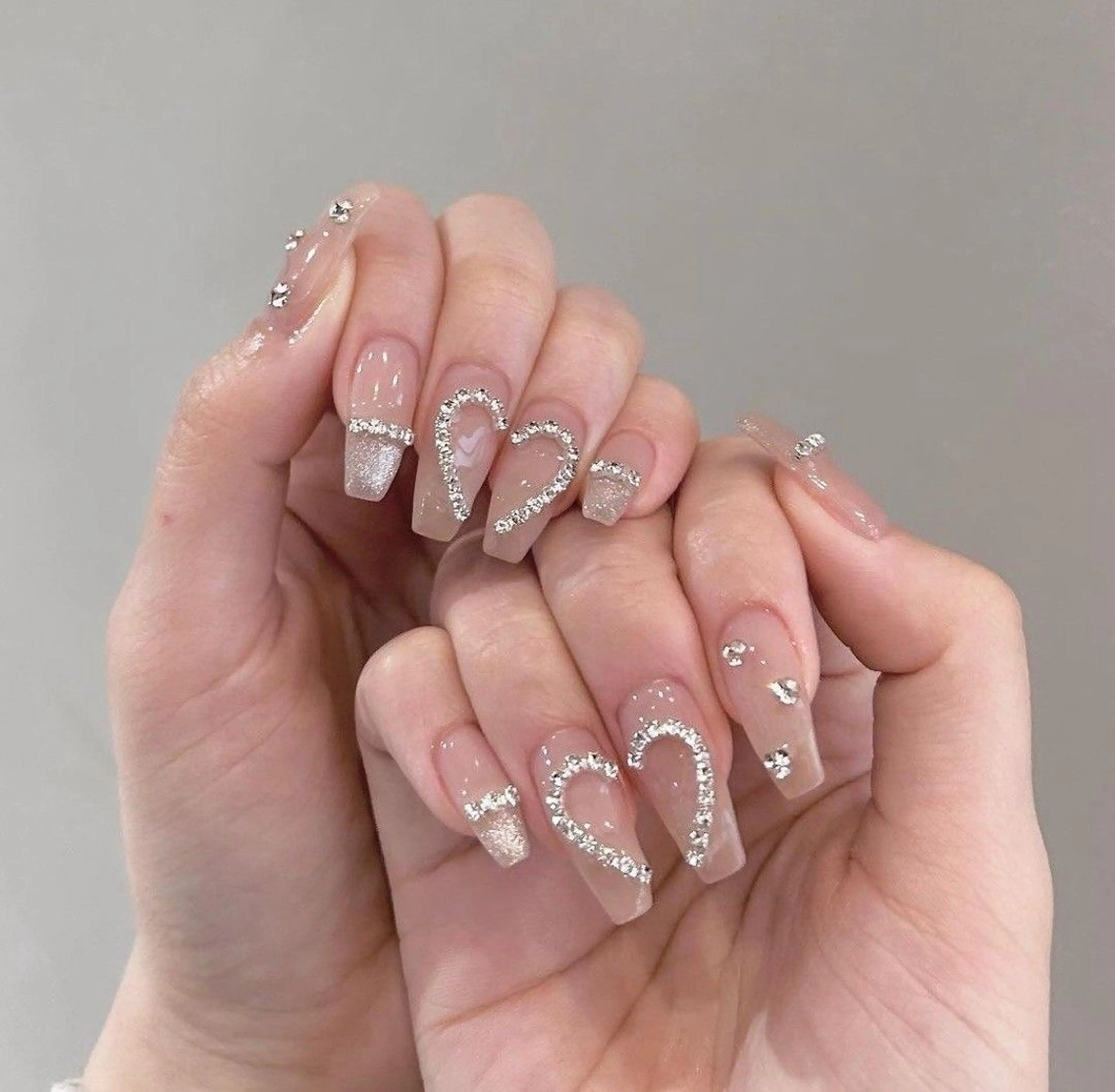 ネイル チークネイル フレンチネイル グラデーション 韓国ネイル マグネットネイル Hana Nailのネイルデザイン