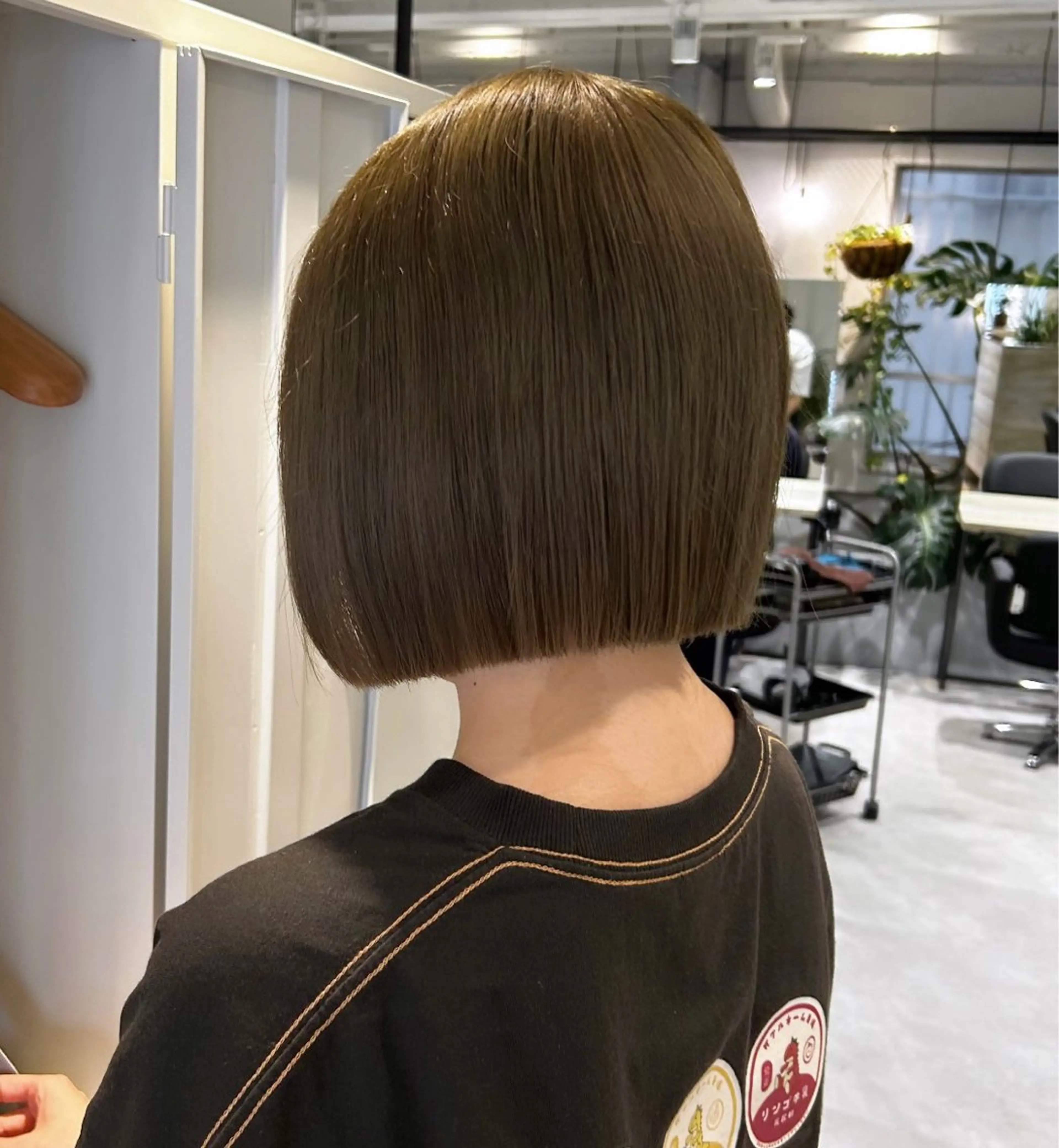 ショート ヘアカラー SAHO /縮毛矯正 /オリーブ🌿のヘアスタイル