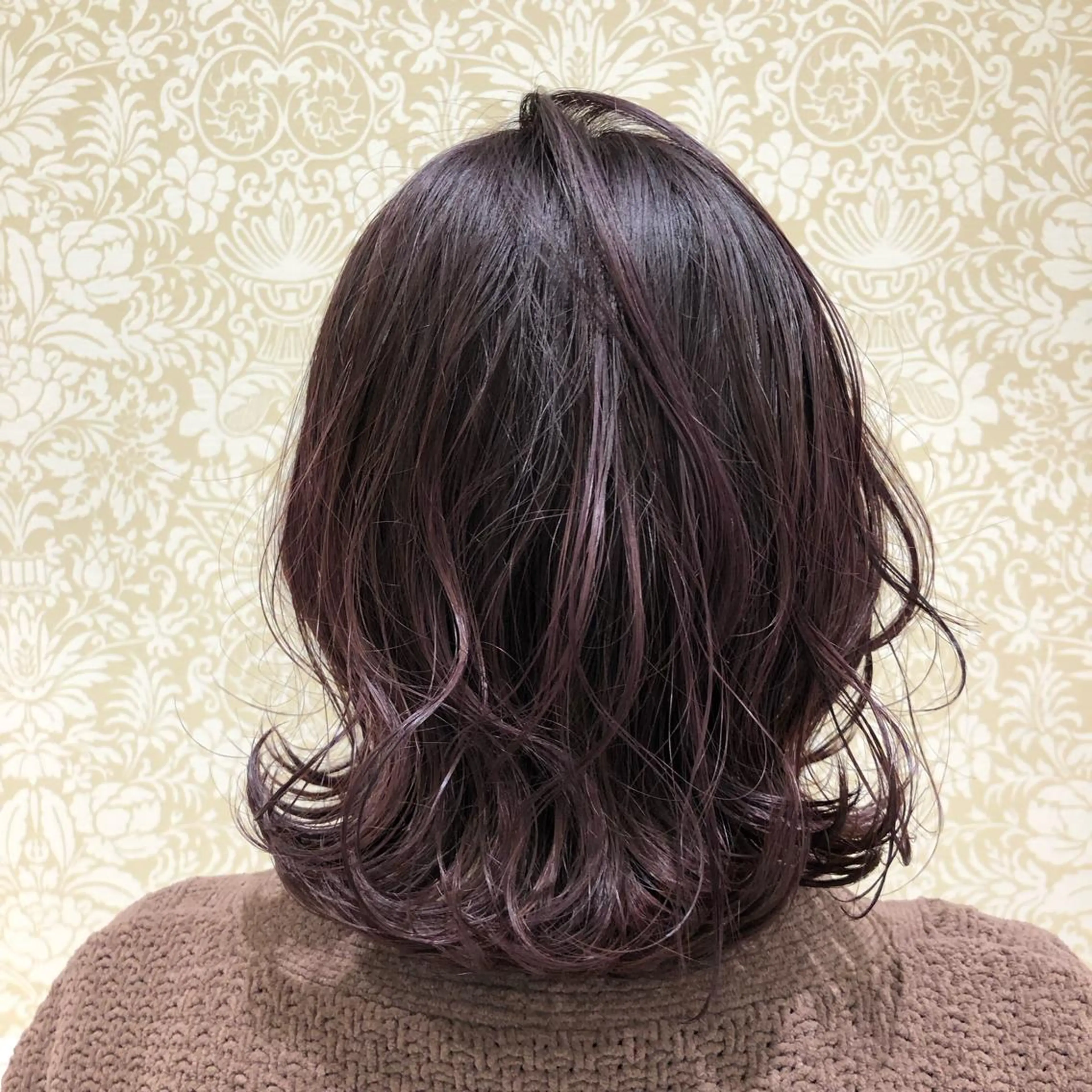 ミディアム カラー ヘアカラー トリートメント 🐠寒色系×パーマ 櫻井　麿偉🐏のヘアスタイル