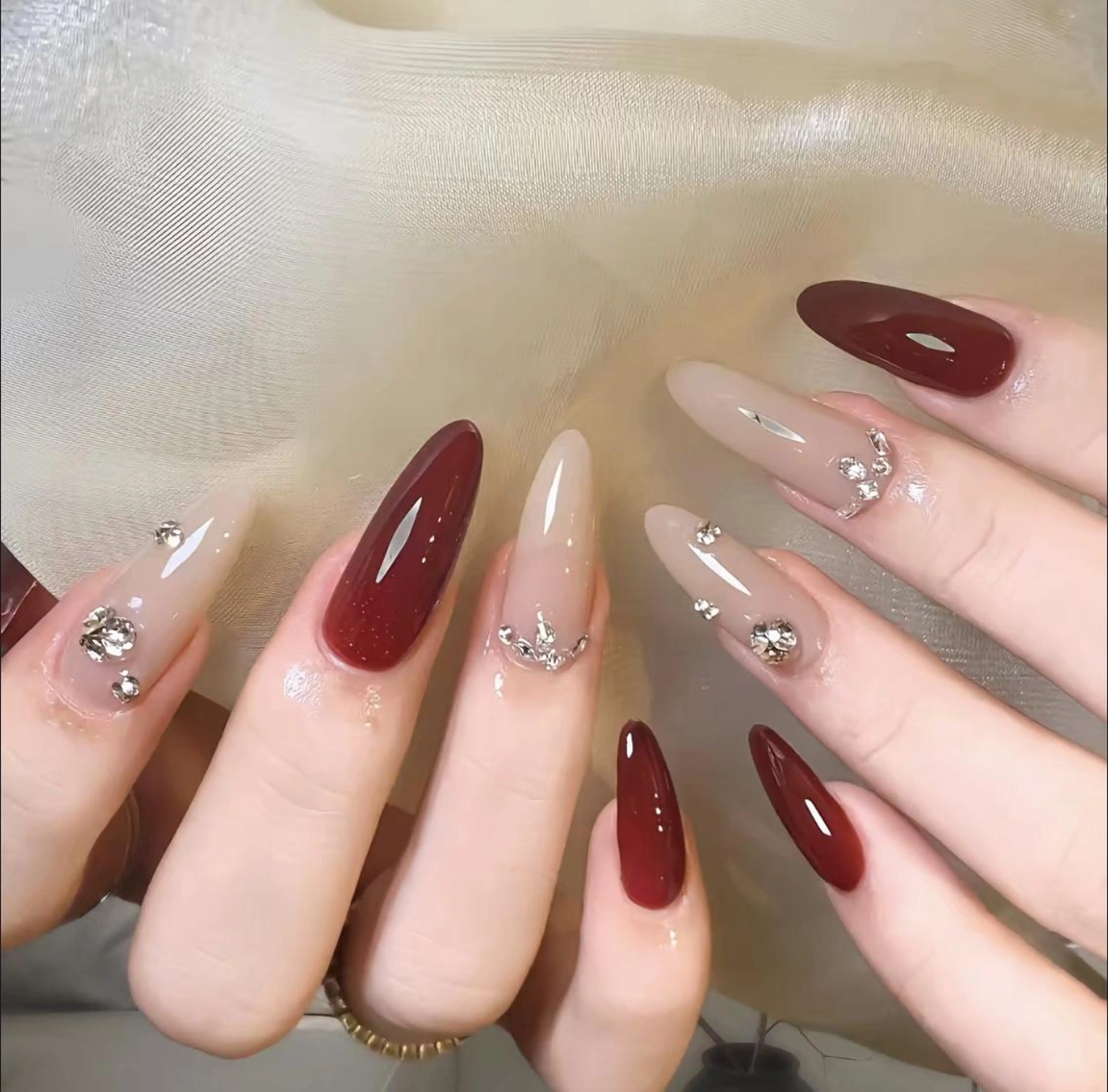 ネイル By moonネイル 🌷ワンホン/韓国風のネイルデザイン