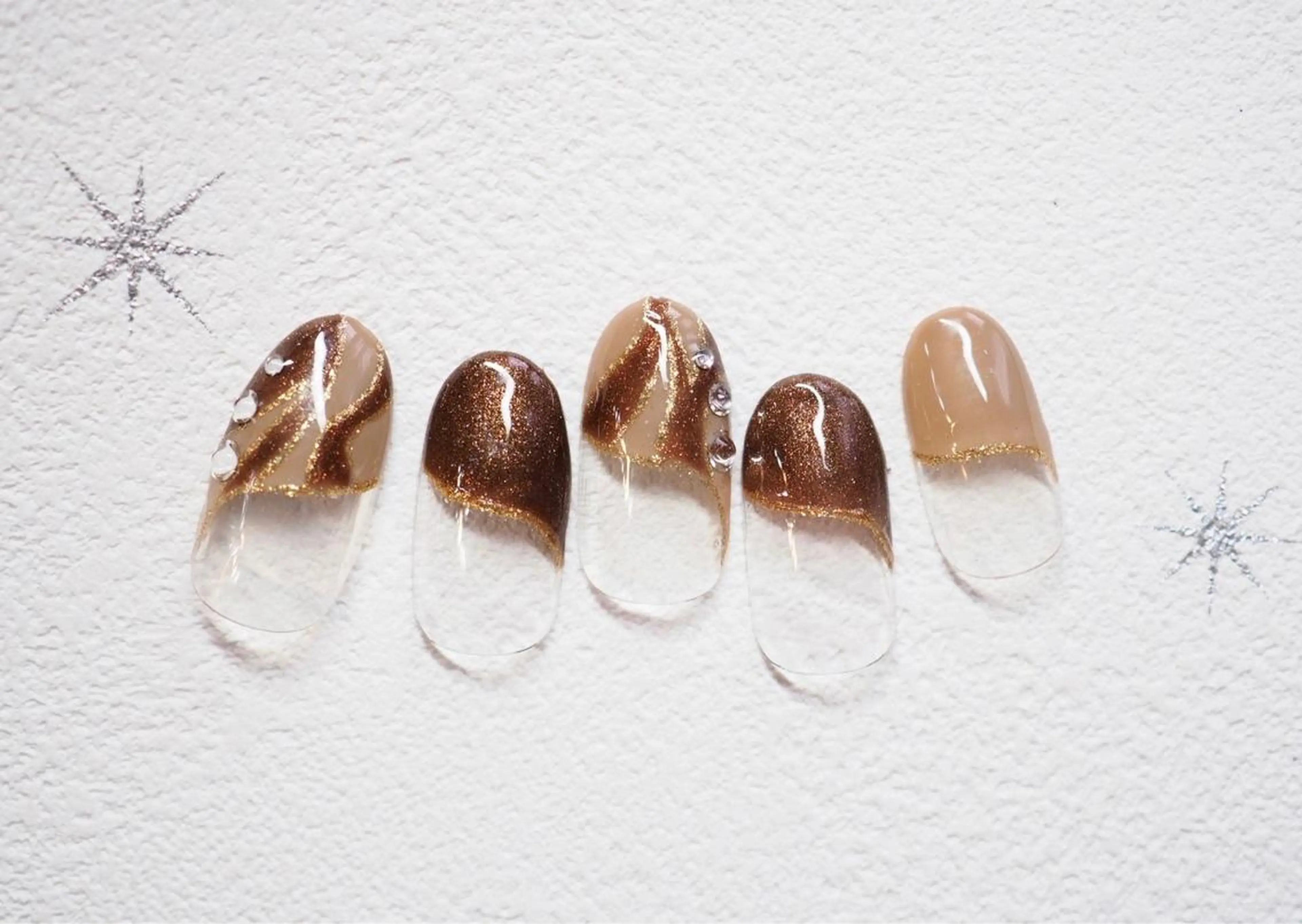 ネイル ハンドネイル トップネイリスト Ribbon立川店のネイルデザイン