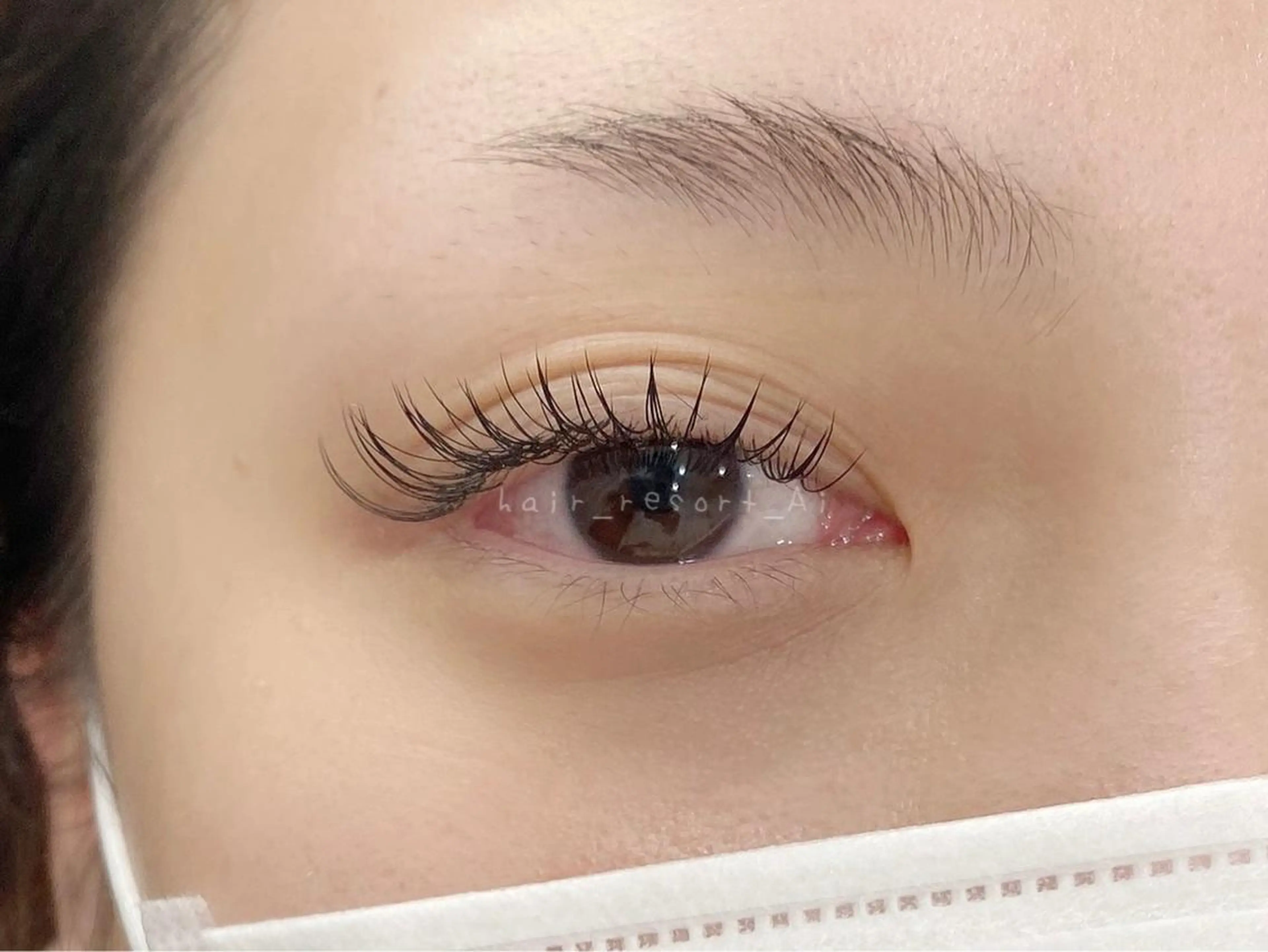 マツエク・マツパ 目尻長め マツエク RIFARE代々木 北井のマツエク・マツパデザイン