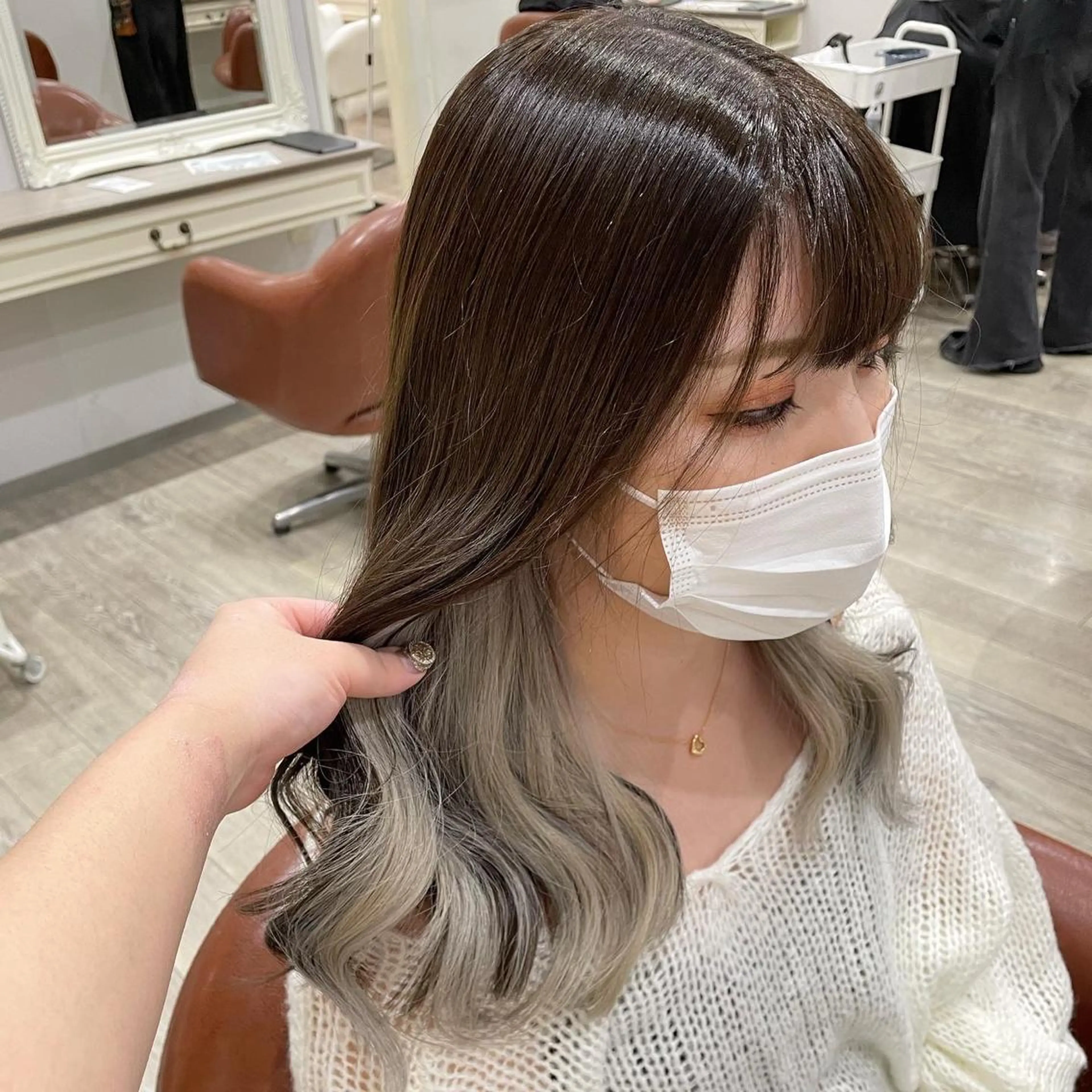 カラー 緑区/艶髪 🦋柿下のヘアスタイル