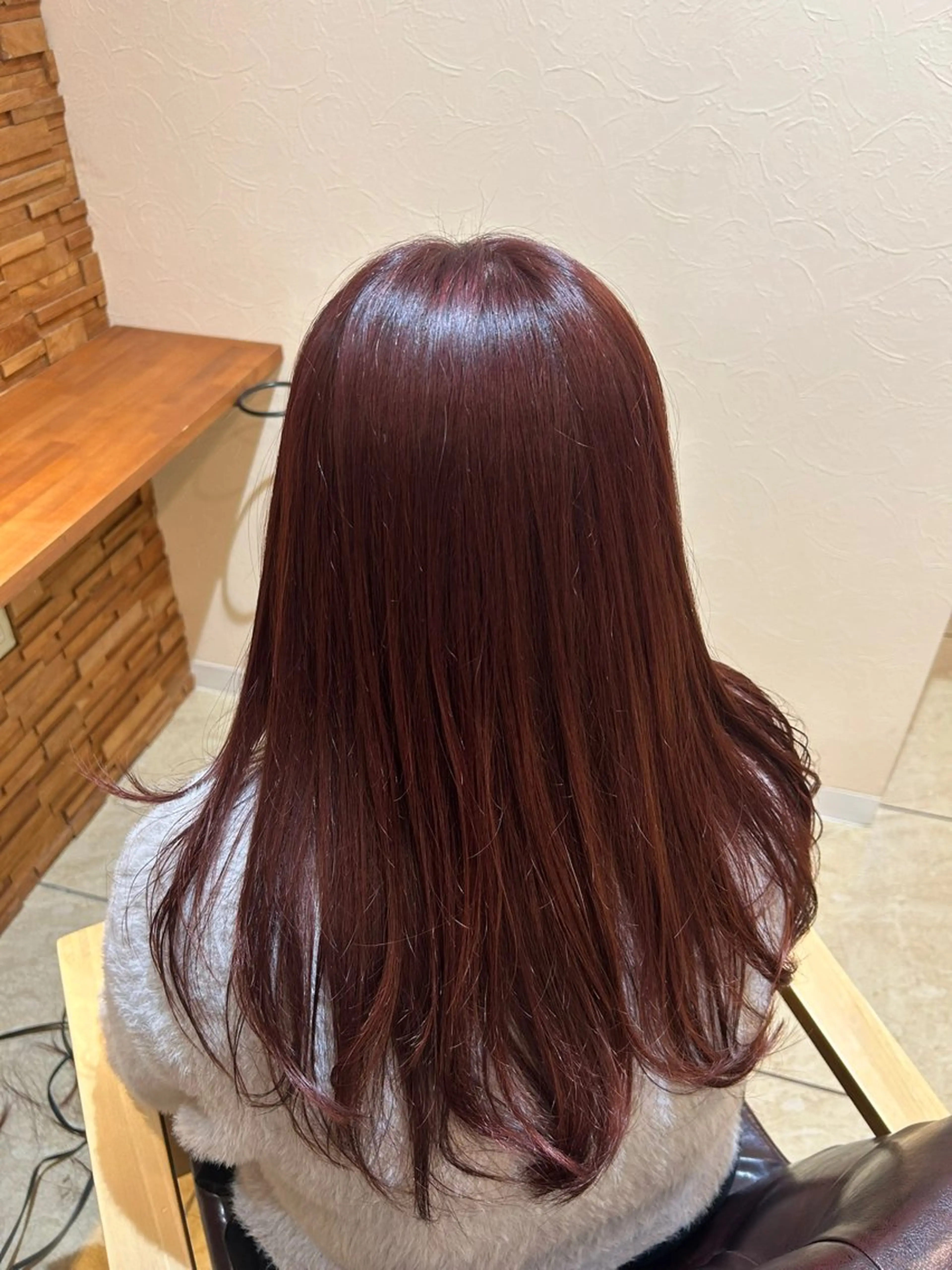 🌺デザインカット＋カラーの写真