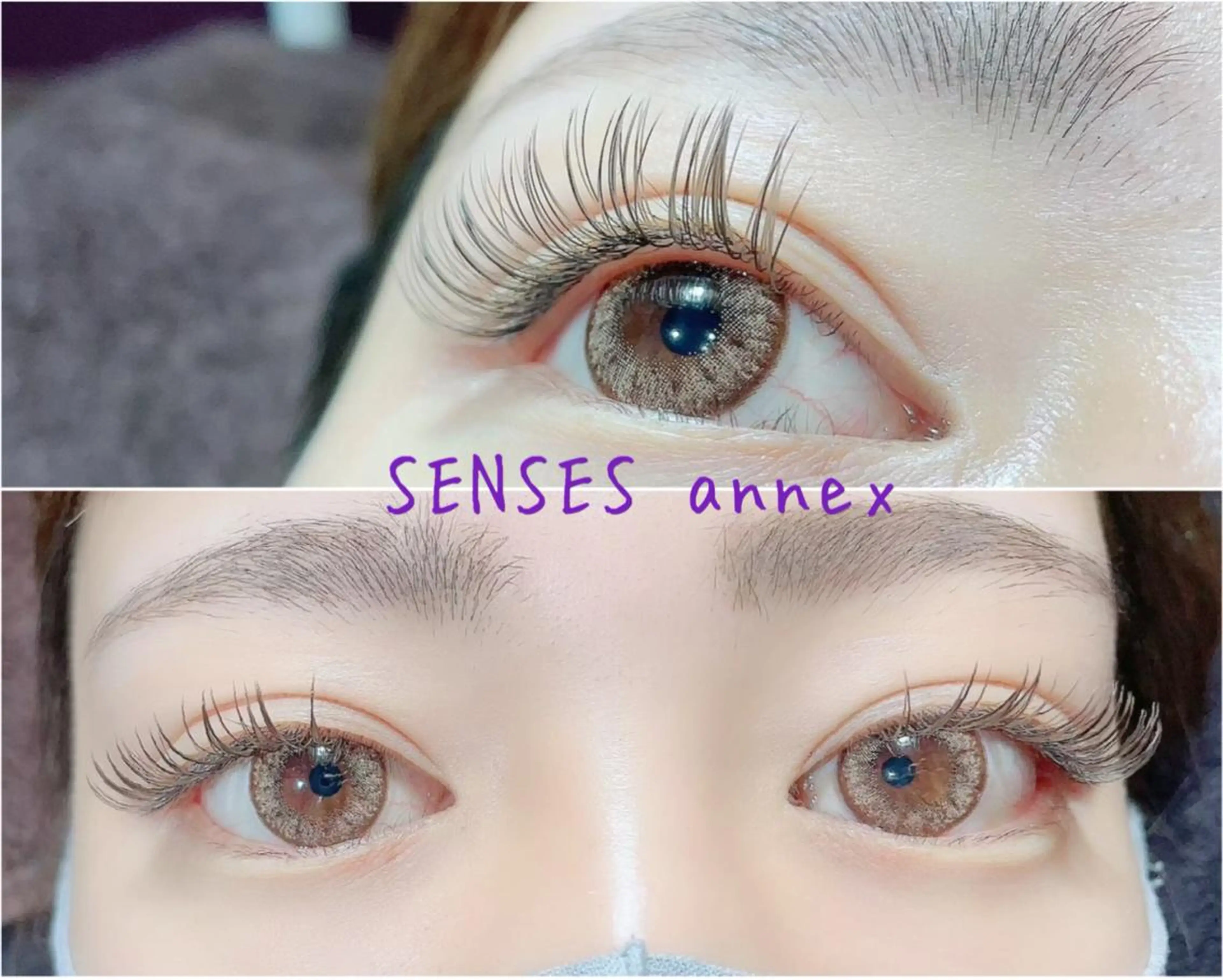 マツエク・マツパ カラーマツエク マツエク SENSES_ WAKAのマツエク・マツパデザイン