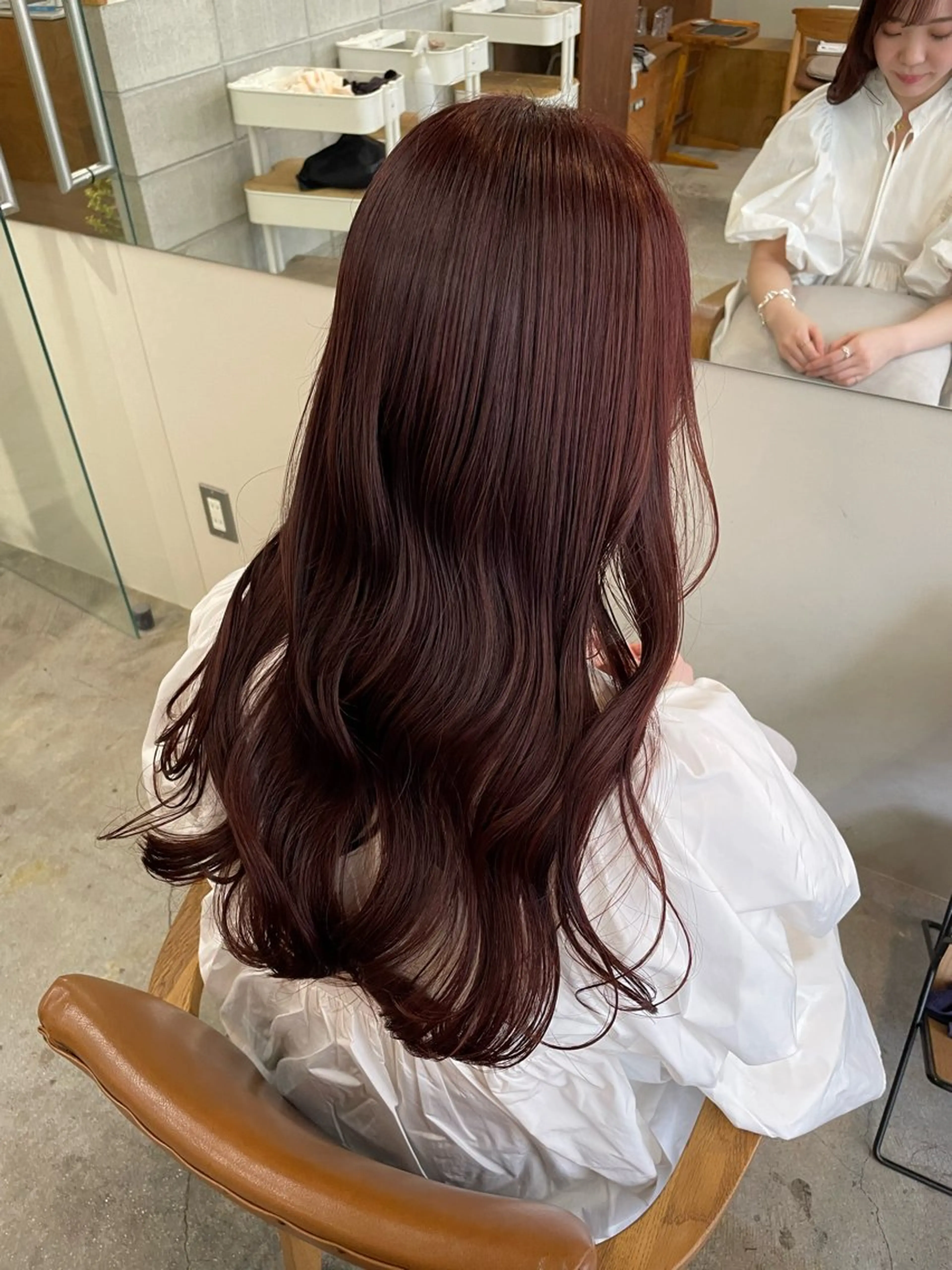 ロング カラー 山下 悠月のヘアスタイル
