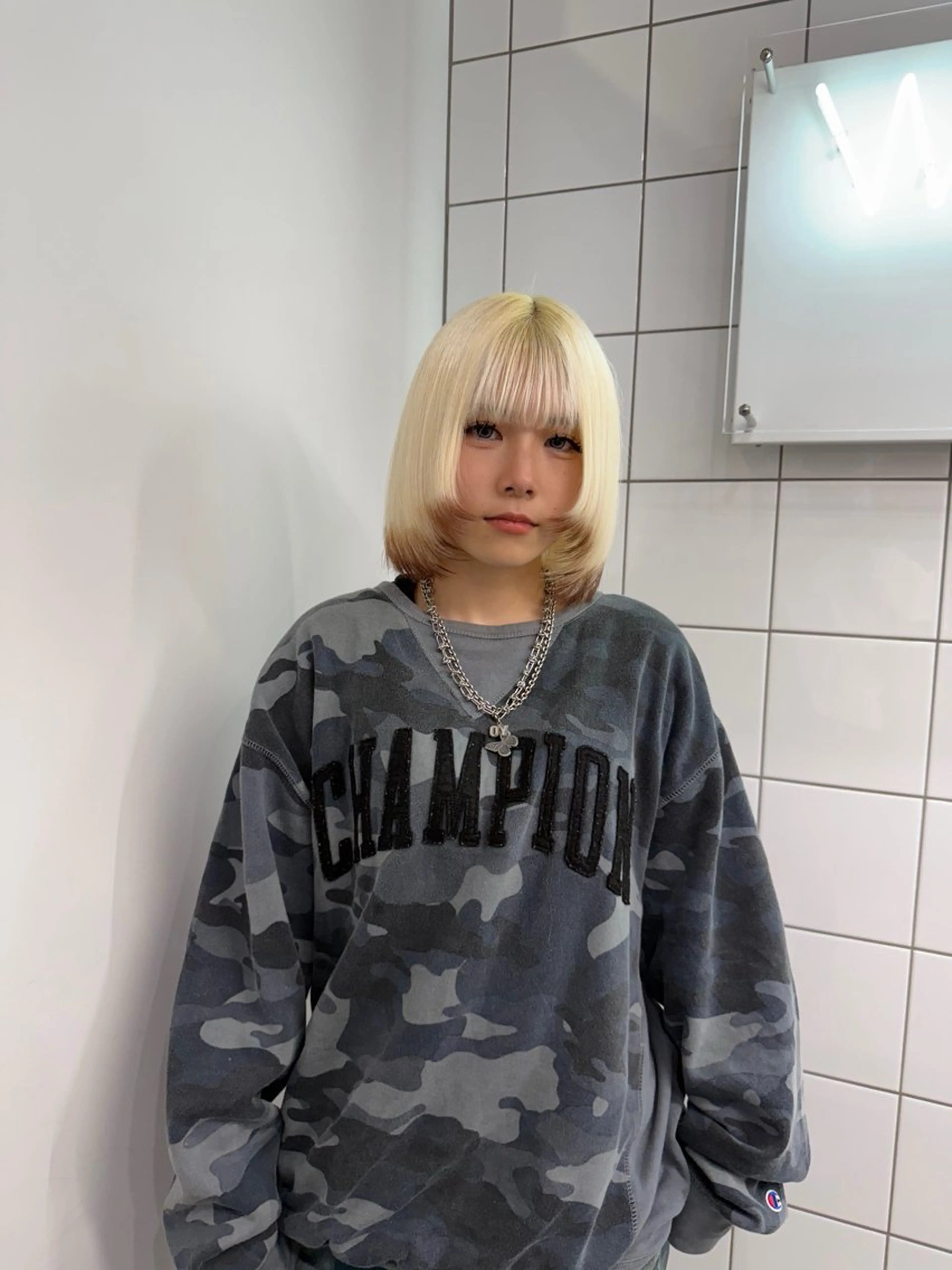 ロング カラー ベージュカラー ブリーチ ブロンド ピンクカラー ヘアカラー 【🥀履歴修正🥀】 ハイトーン職人/拓真のヘアスタイル