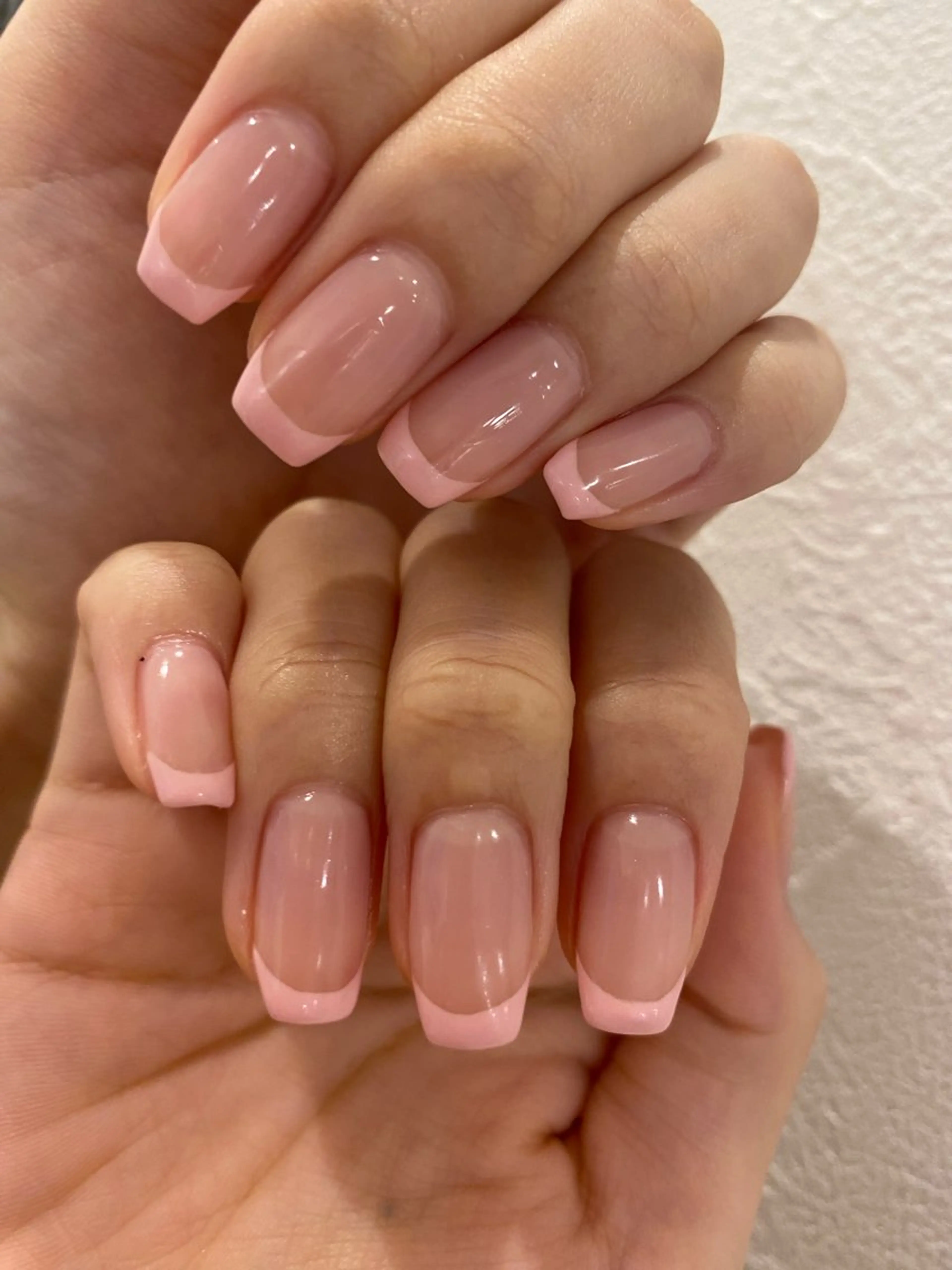 ネイル フレンチネイル ガーリー ハンドネイル Ann nailのネイルデザイン