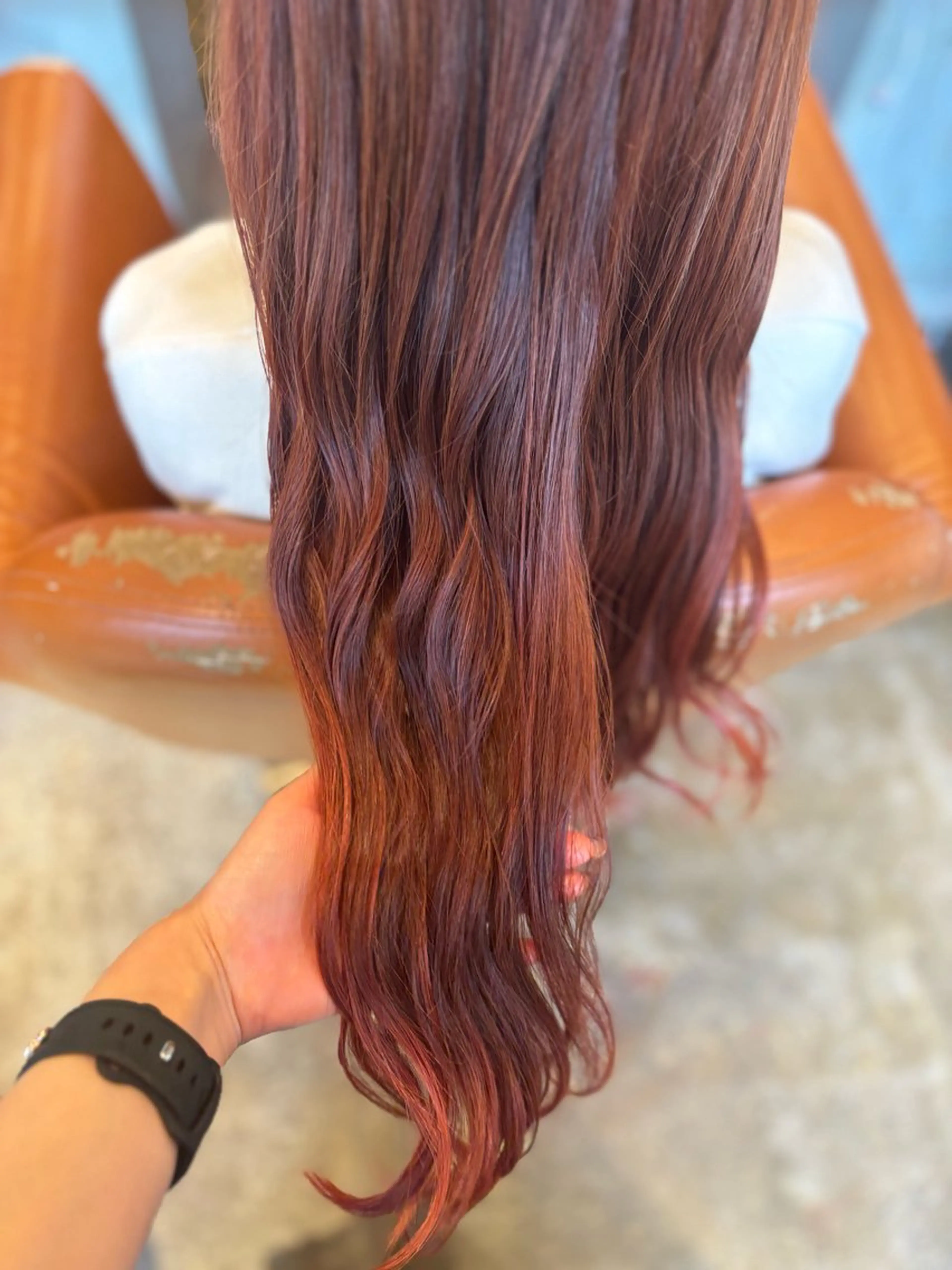 ロング カラー 髪質改善カラー ブラウン🤎YUMEのヘアスタイル