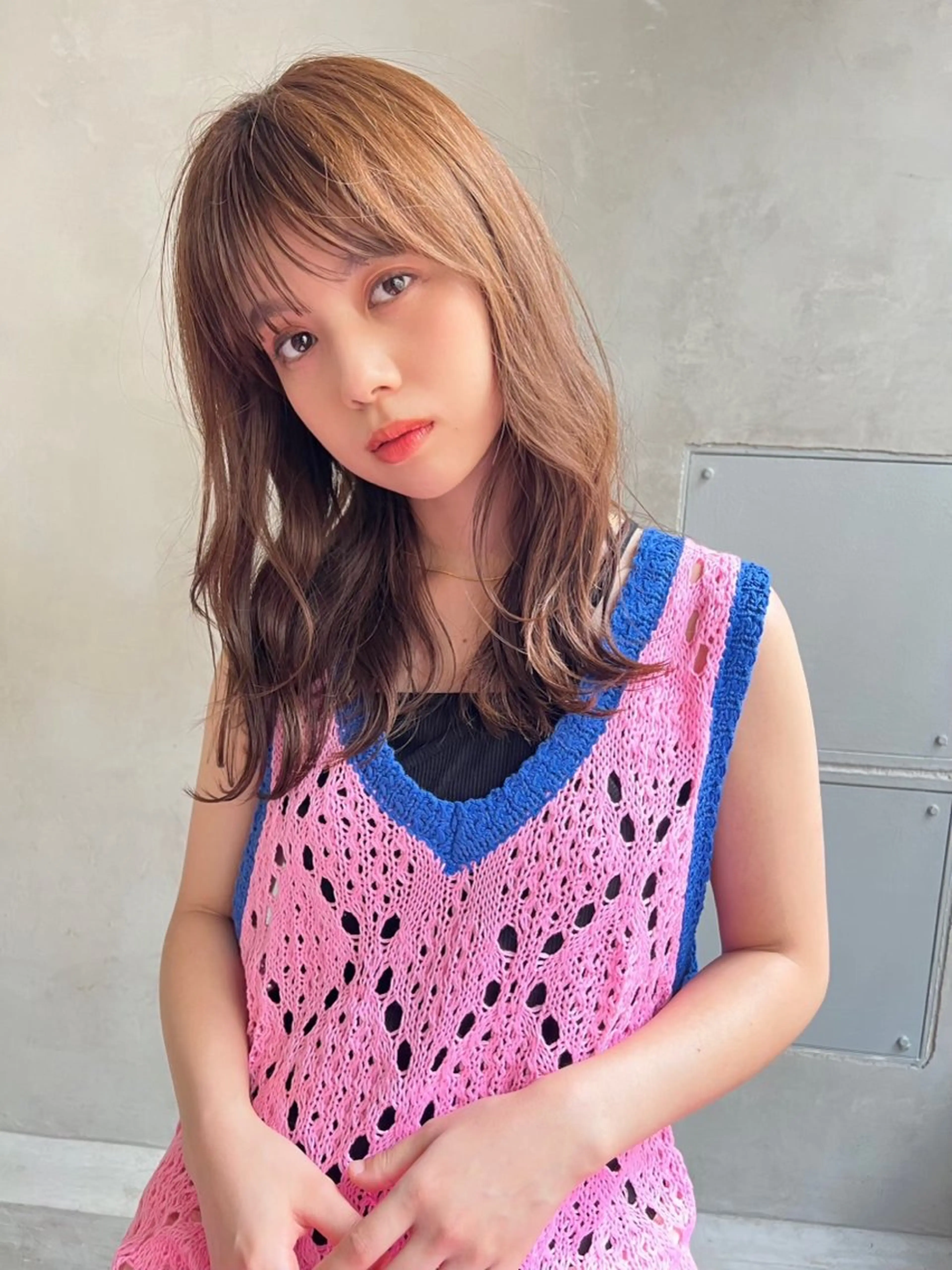 ミディアム カラー 🎨デザイン🥇 美髪・艶髪　日暮千敬のヘアスタイル