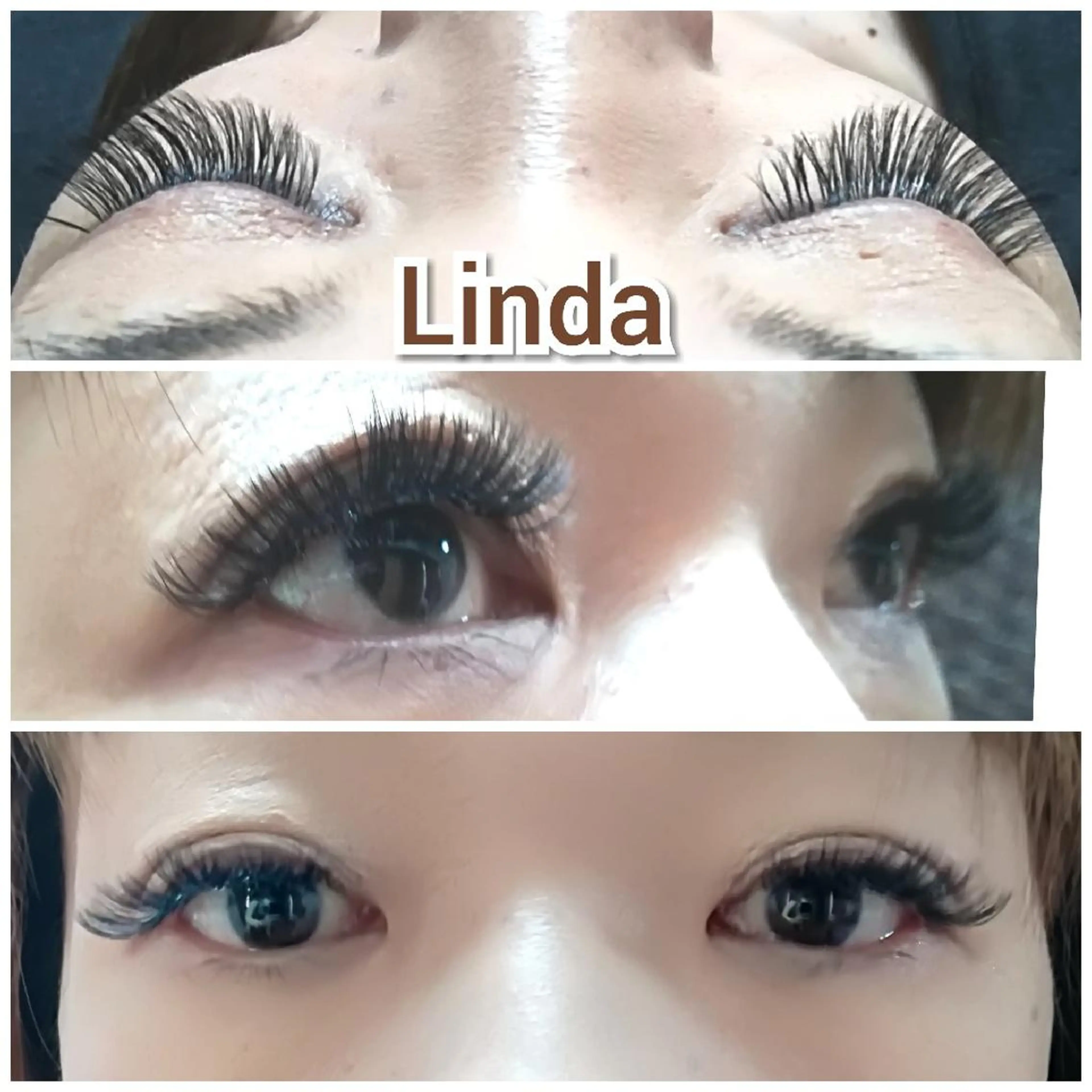 マツエク・マツパ 付け放題 ボリュームラッシュ linda lashesのマツエク・マツパデザイン