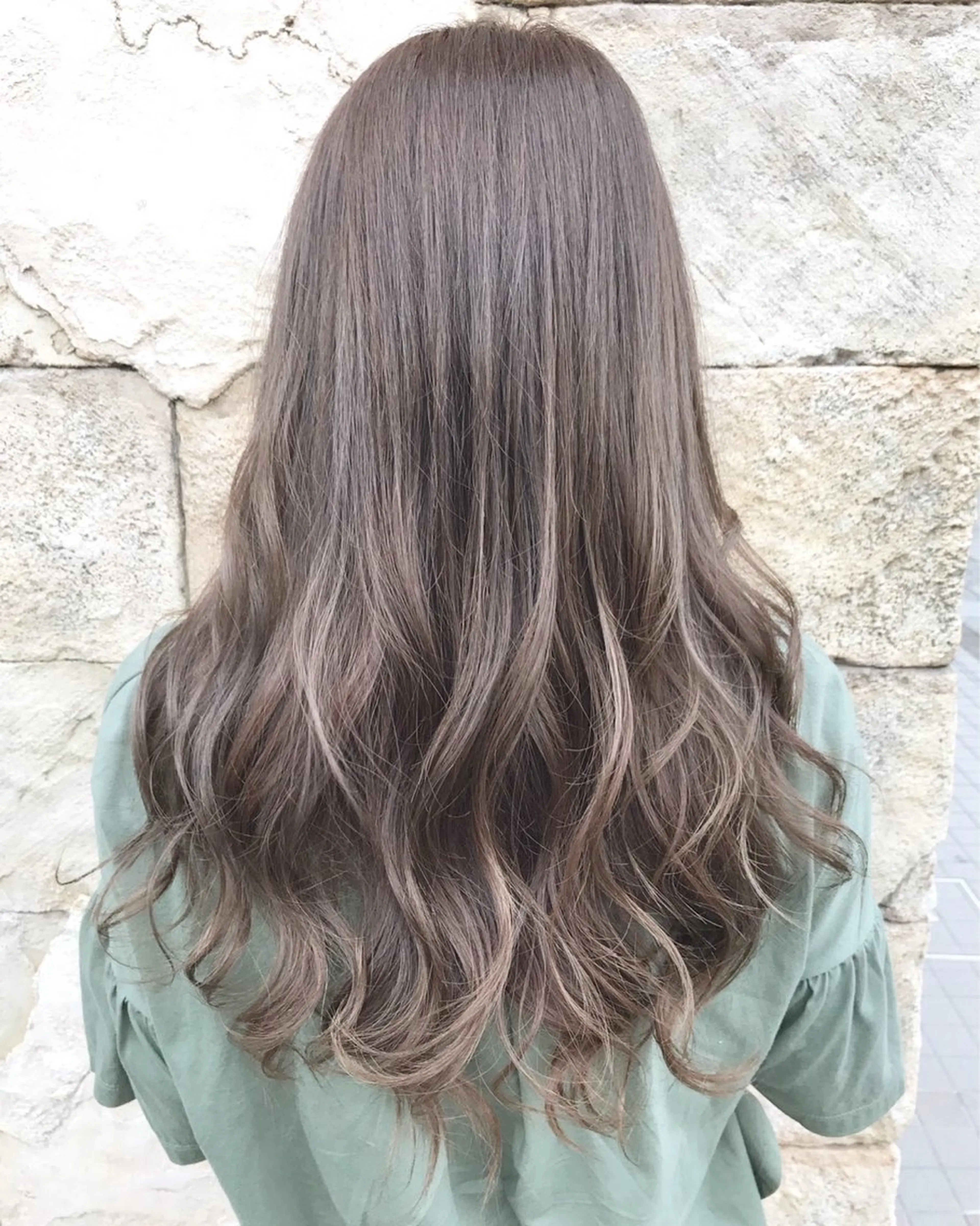 ロング ま ひのヘアスタイル