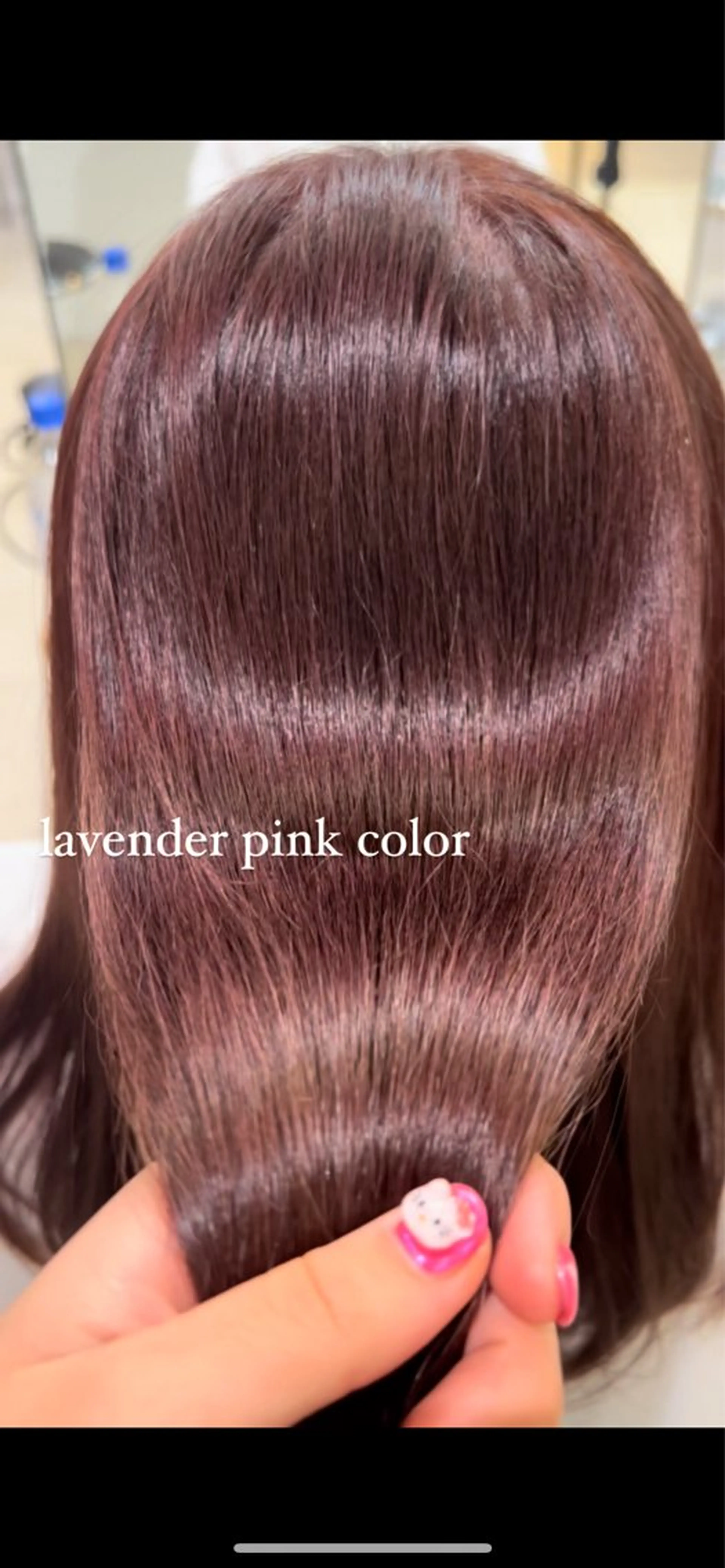 セミロング カラー まとまるボブ/縮毛矯 生🌿あおい✨のヘアスタイル