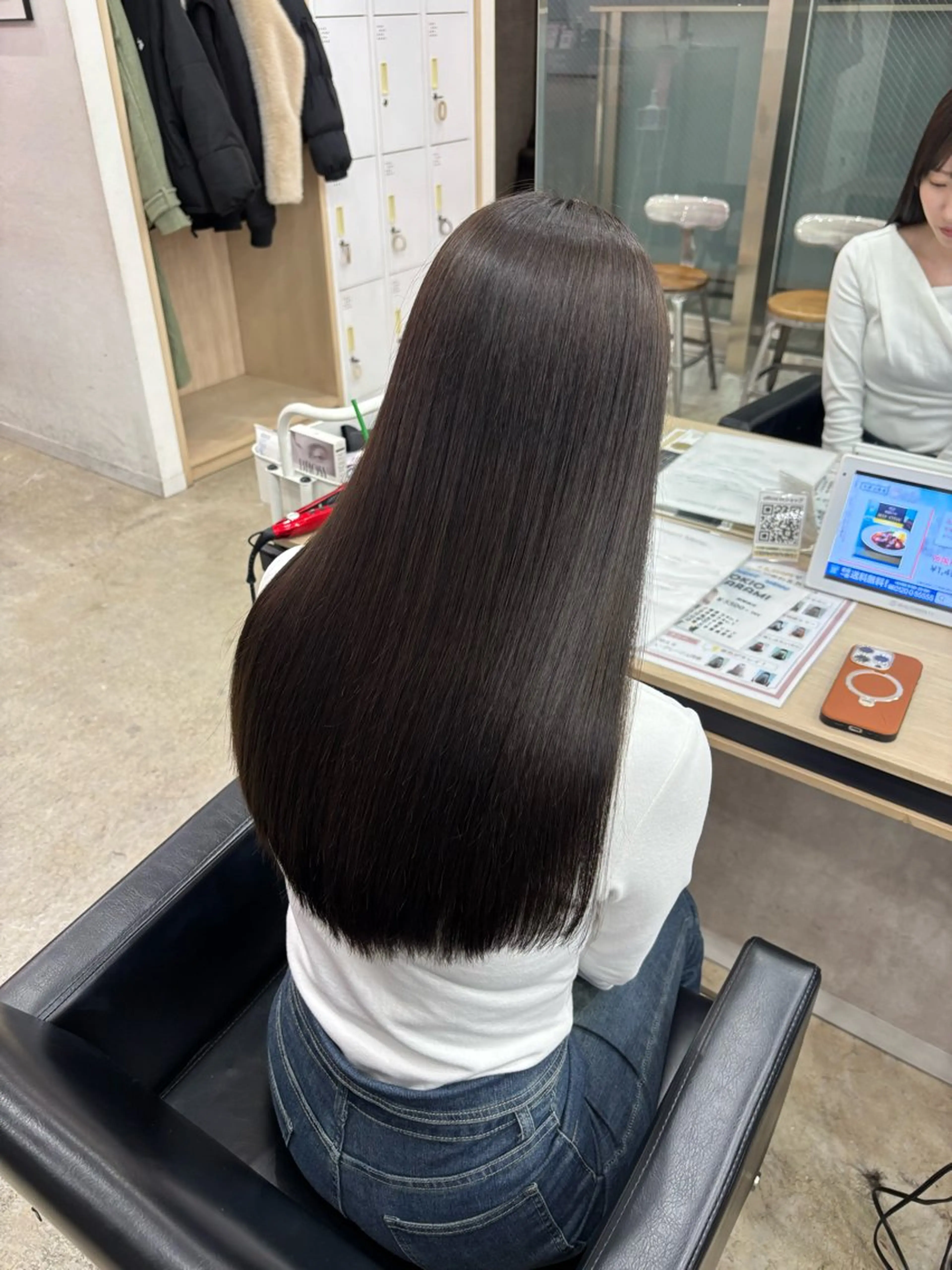 ロング カラー パーマ カット ヘアカラー 縮毛矯正 トリートメント 🪽髪質改善矯正 🤍MIU🤍のヘアスタイル