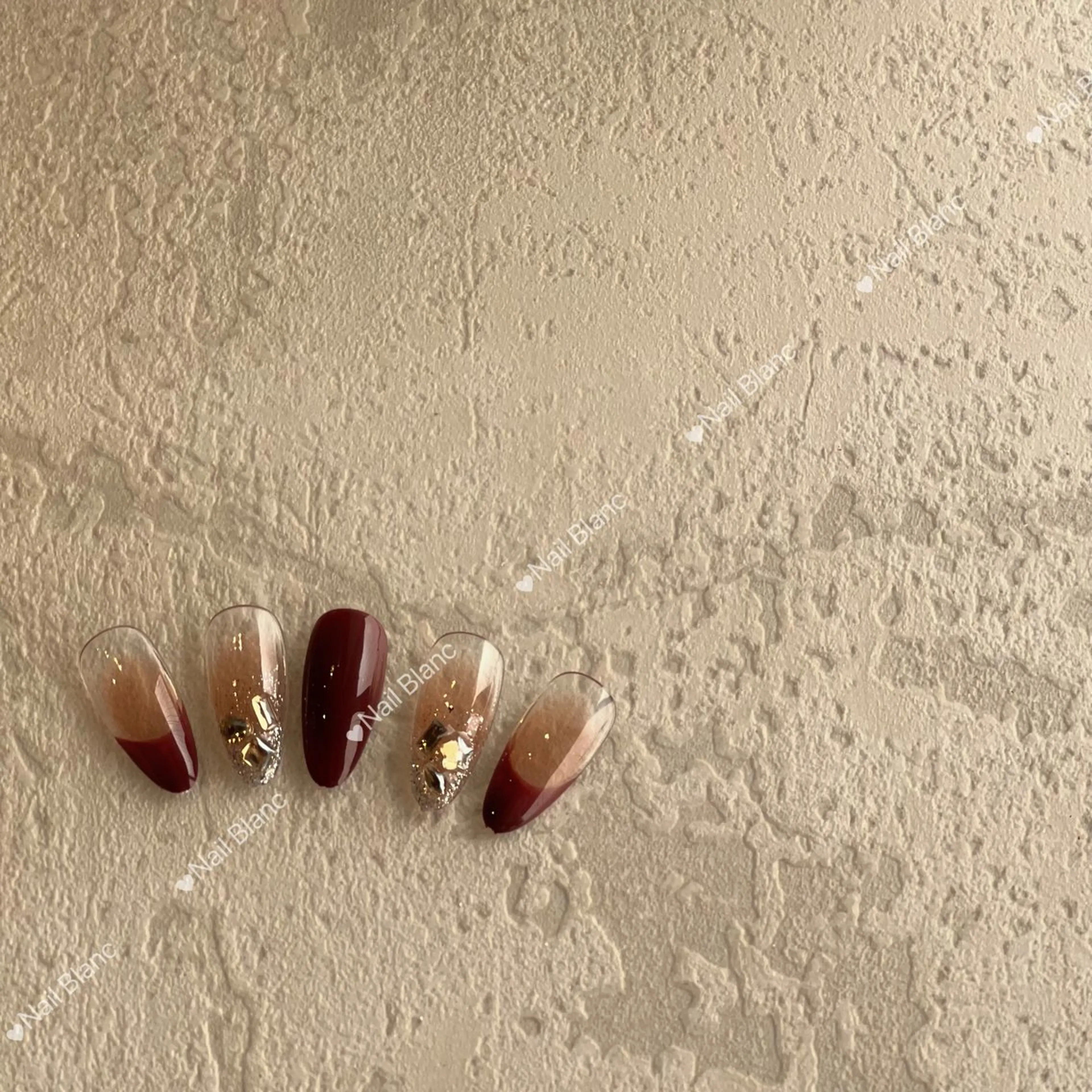 💙当店定款デザインB 新規ソフトジェルオフ無料🫐 （デザイン内容により施術時間が前後する場合がございます）¥6800の写真