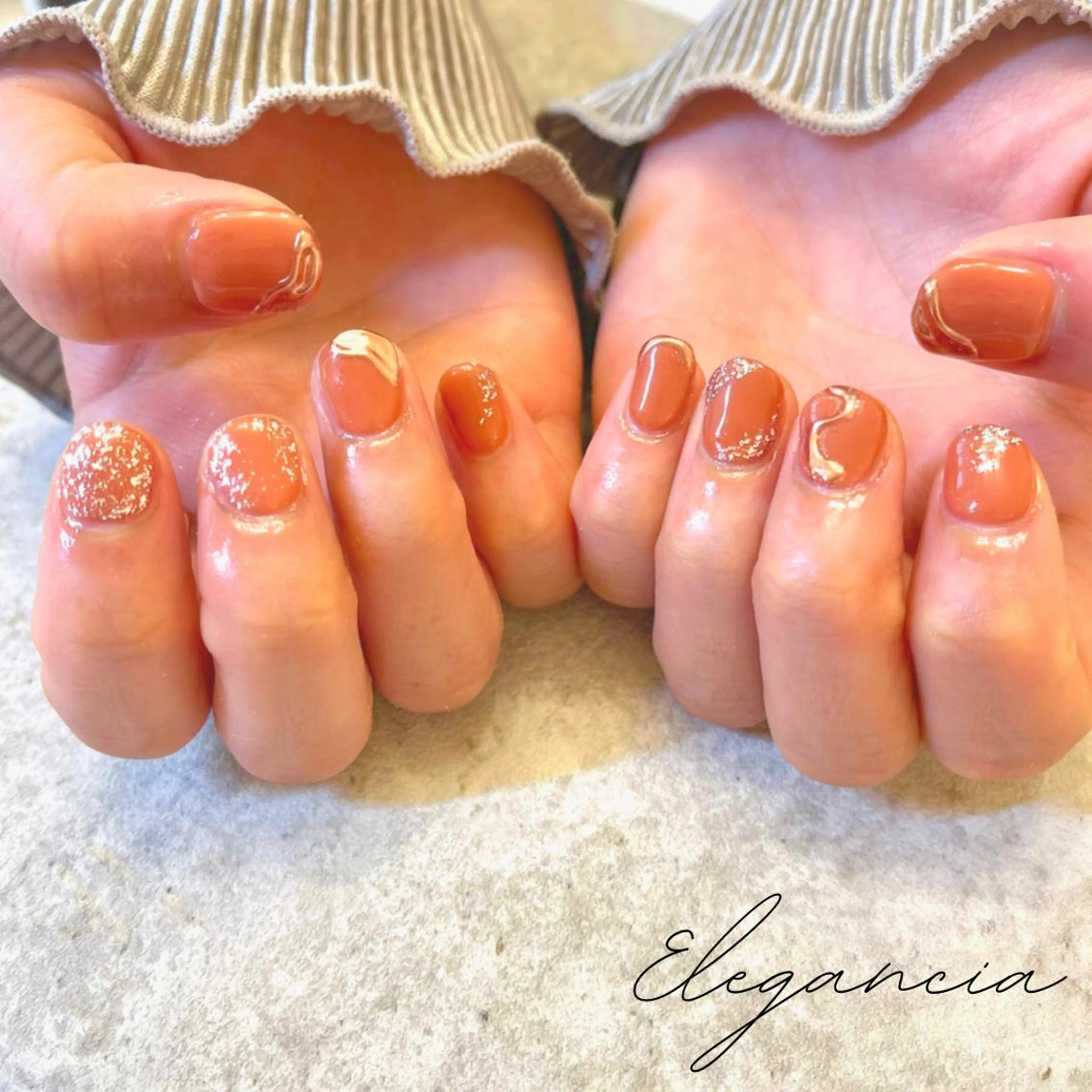 カラー ネイル ハンドネイル Elegancia. Hiromiのネイルデザイン