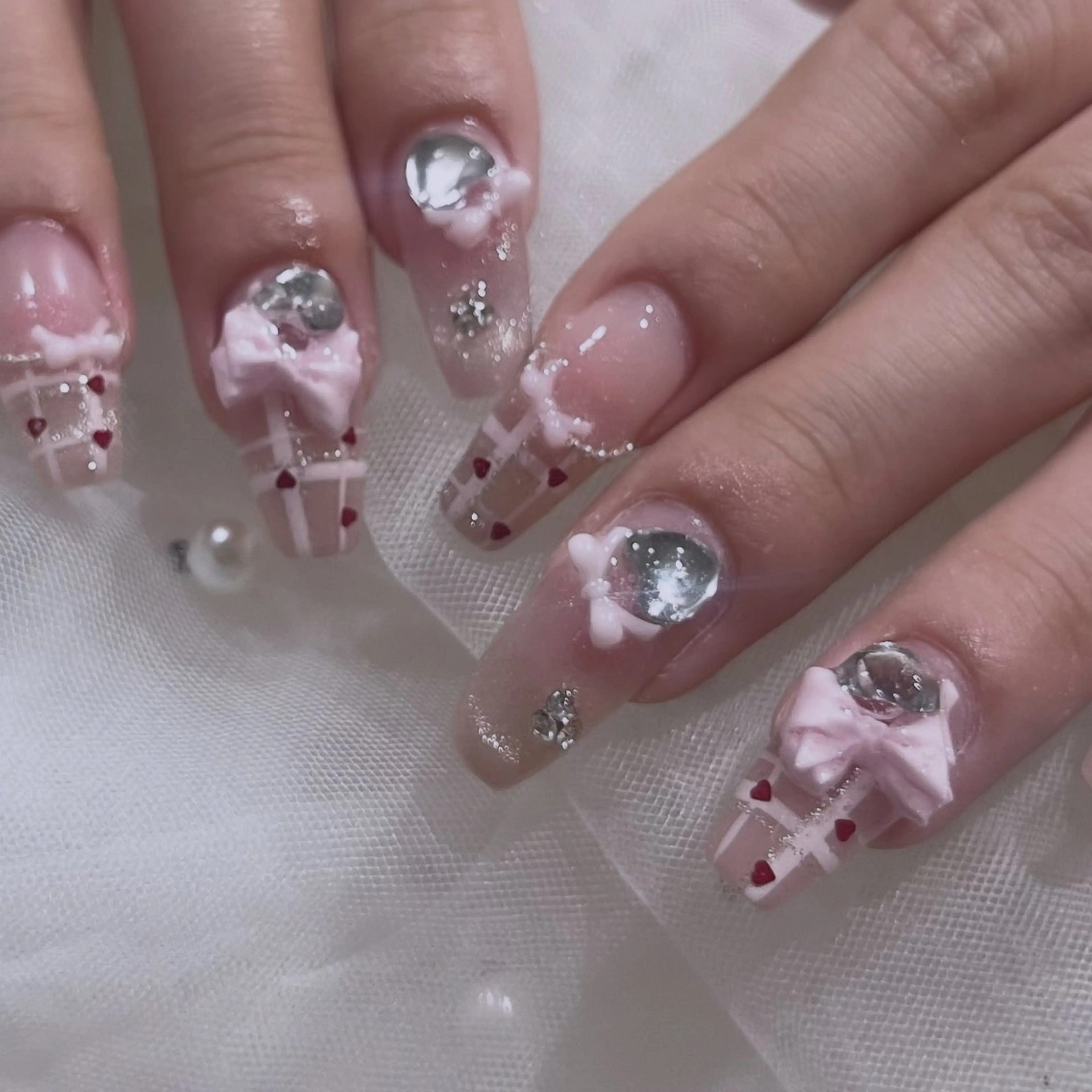 ネイル ハンドネイル 🧁fein. nana🩵のネイルデザイン