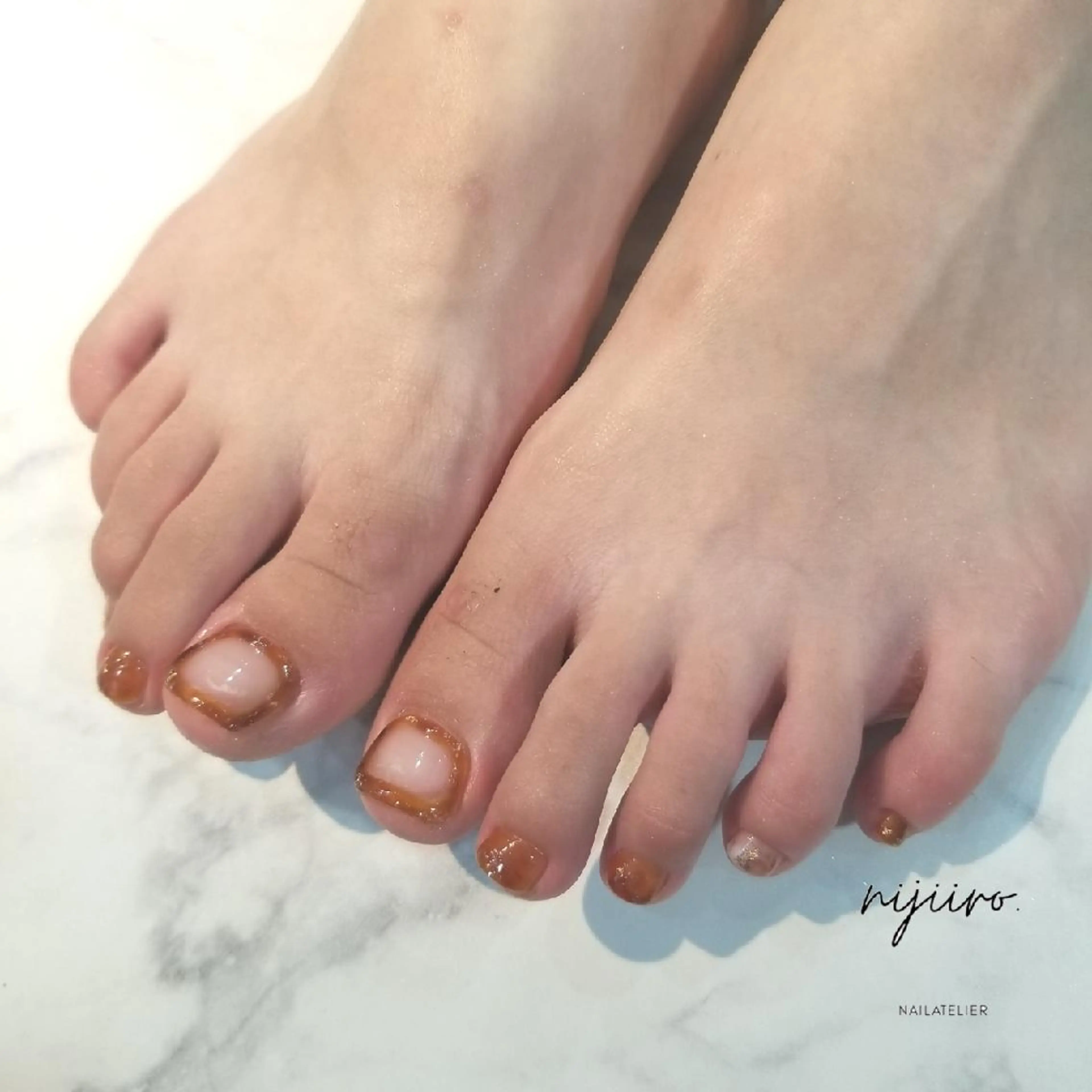 ネイル フットネイル nijiiro🌈 サトウのネイルデザイン