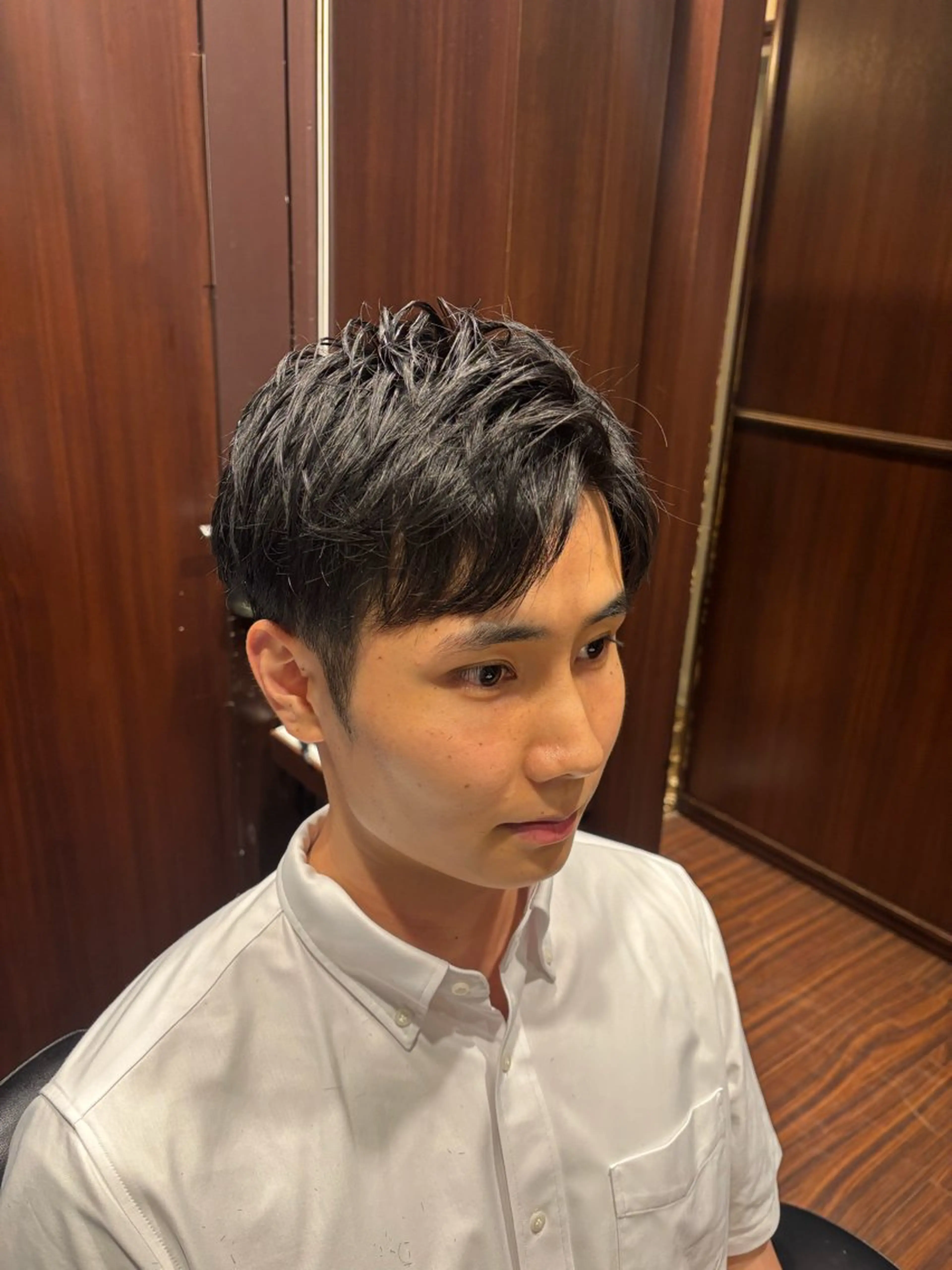ショート カット 小松 美雄のヘアスタイル