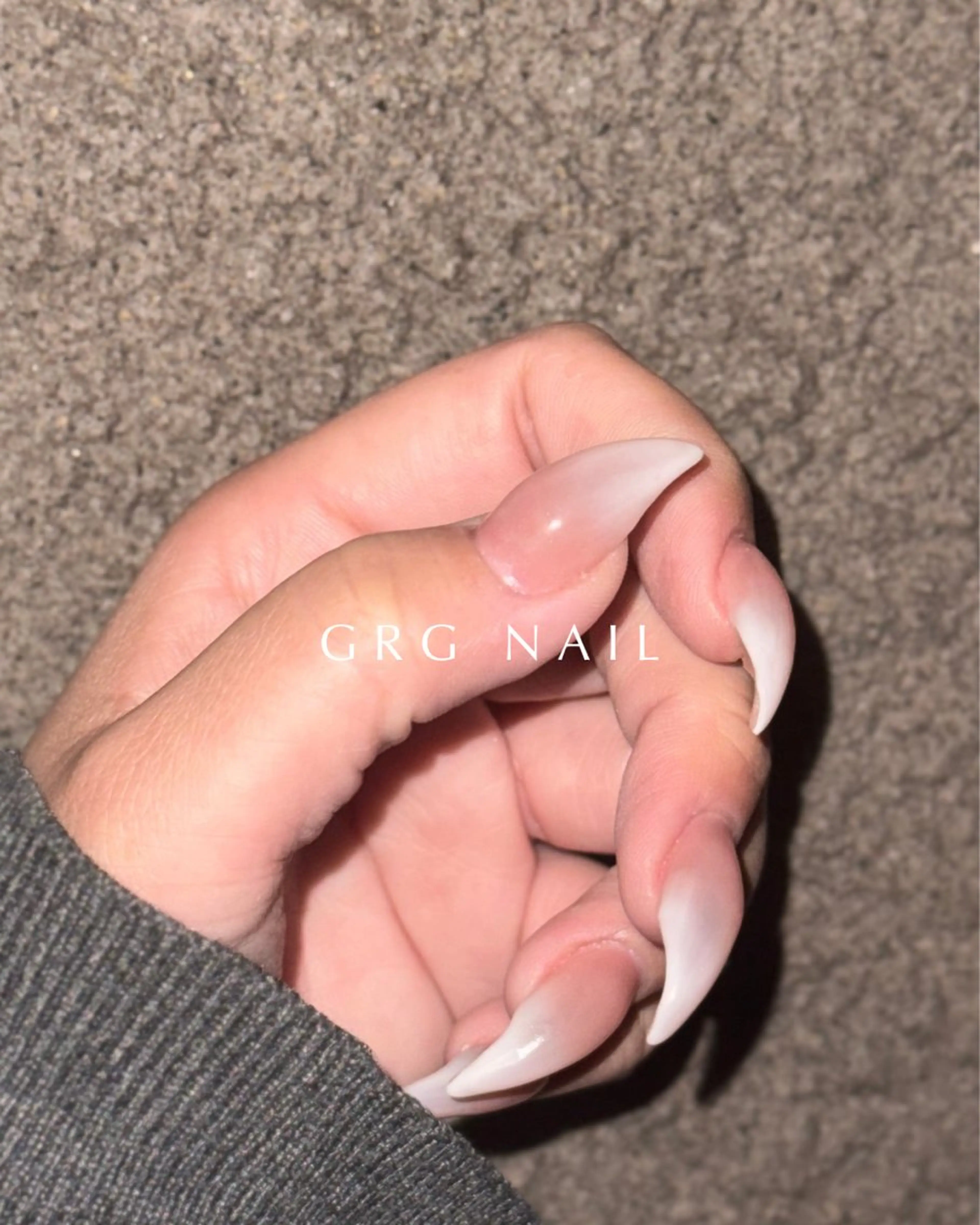 【モデル様募集】猫爪長さ出し(10本)＋おまかせシンプルデザインの写真