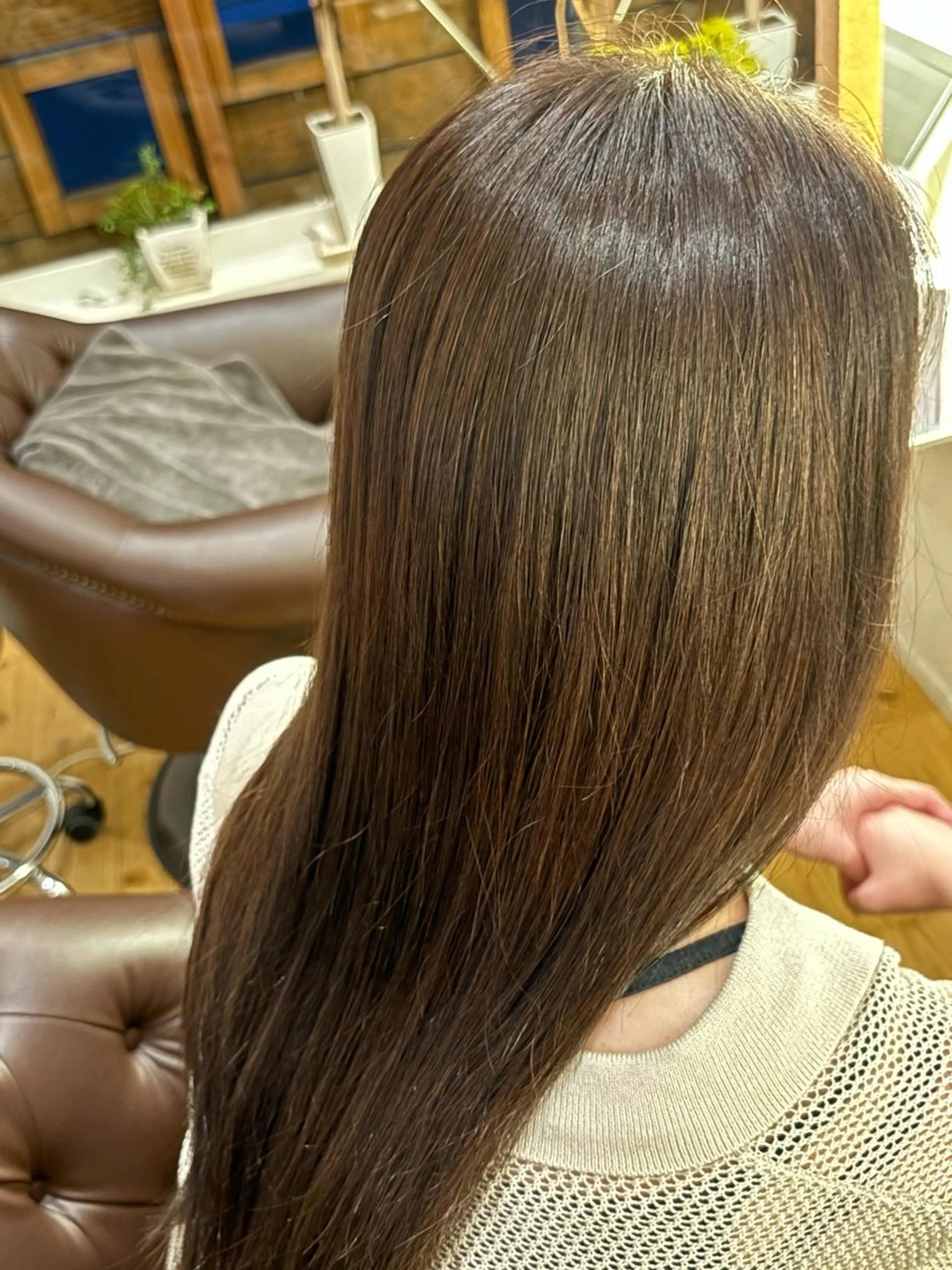 ロング カラー 安井 達彦のヘアスタイル
