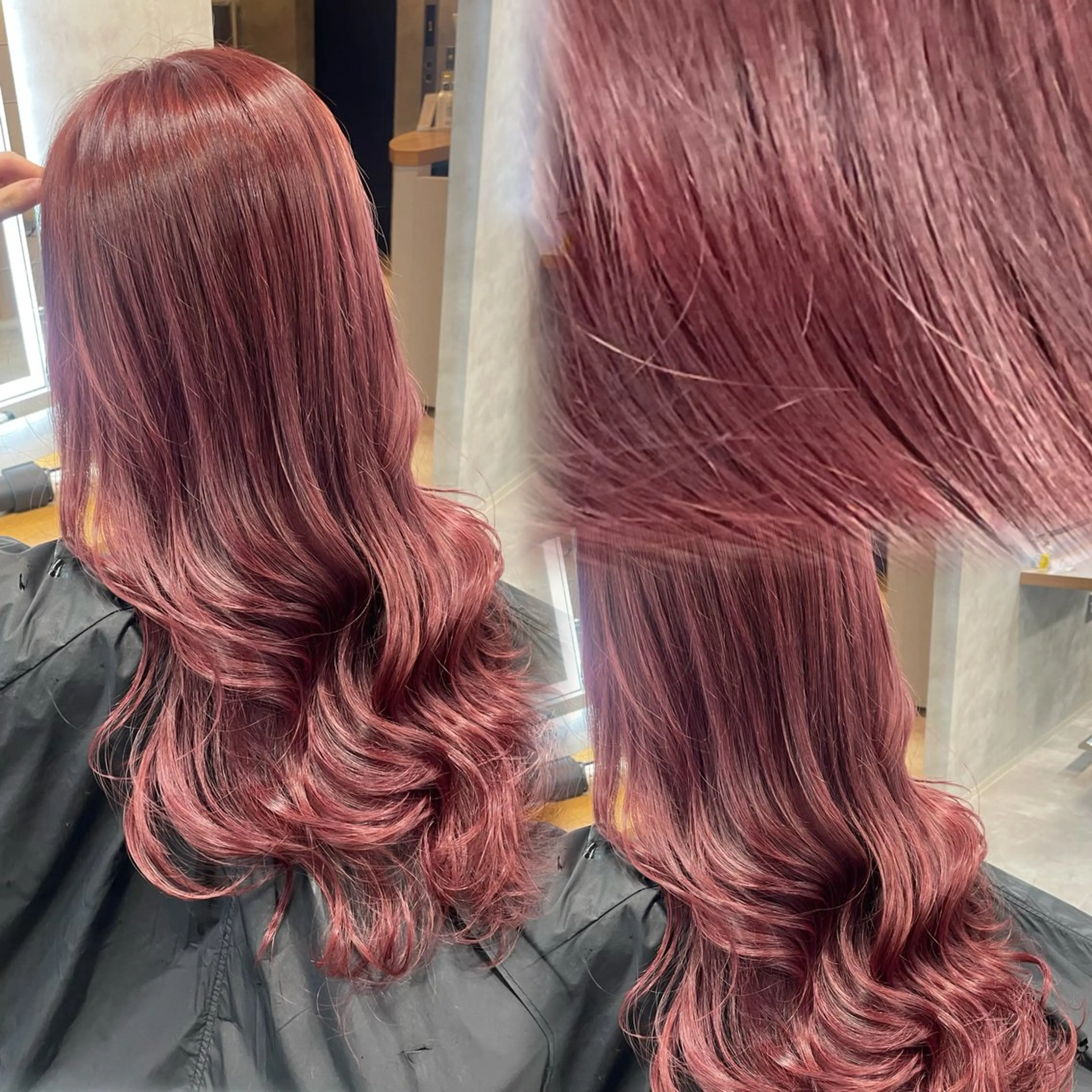 セミロング カラー ヘアアレンジ ヘアカラー 透明感カラー/推しカ ラー☁️JURAのヘアスタイル