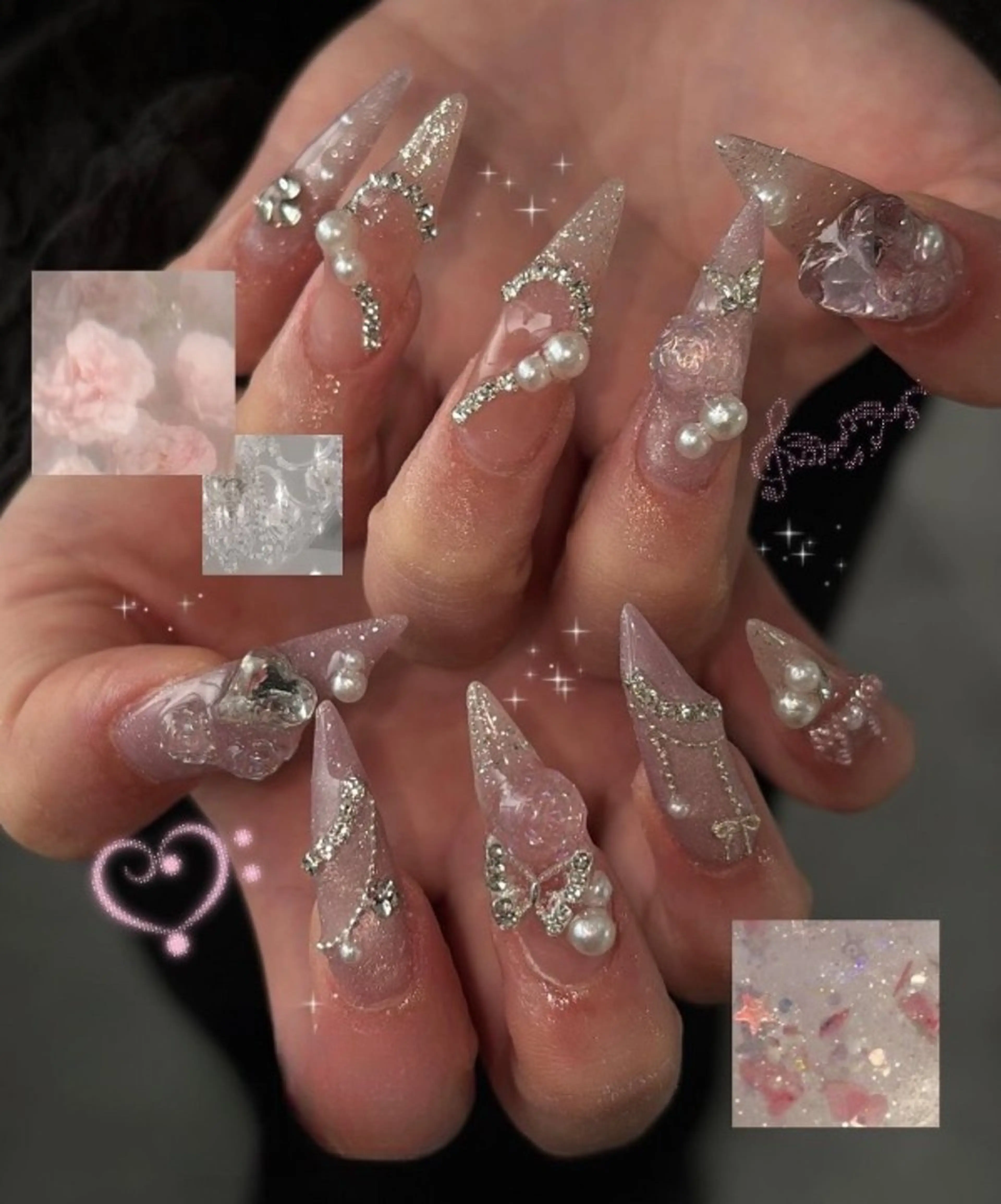 カラー グラデーションカラー ピンクカラー ハンドネイル AIN Nailのネイルデザイン