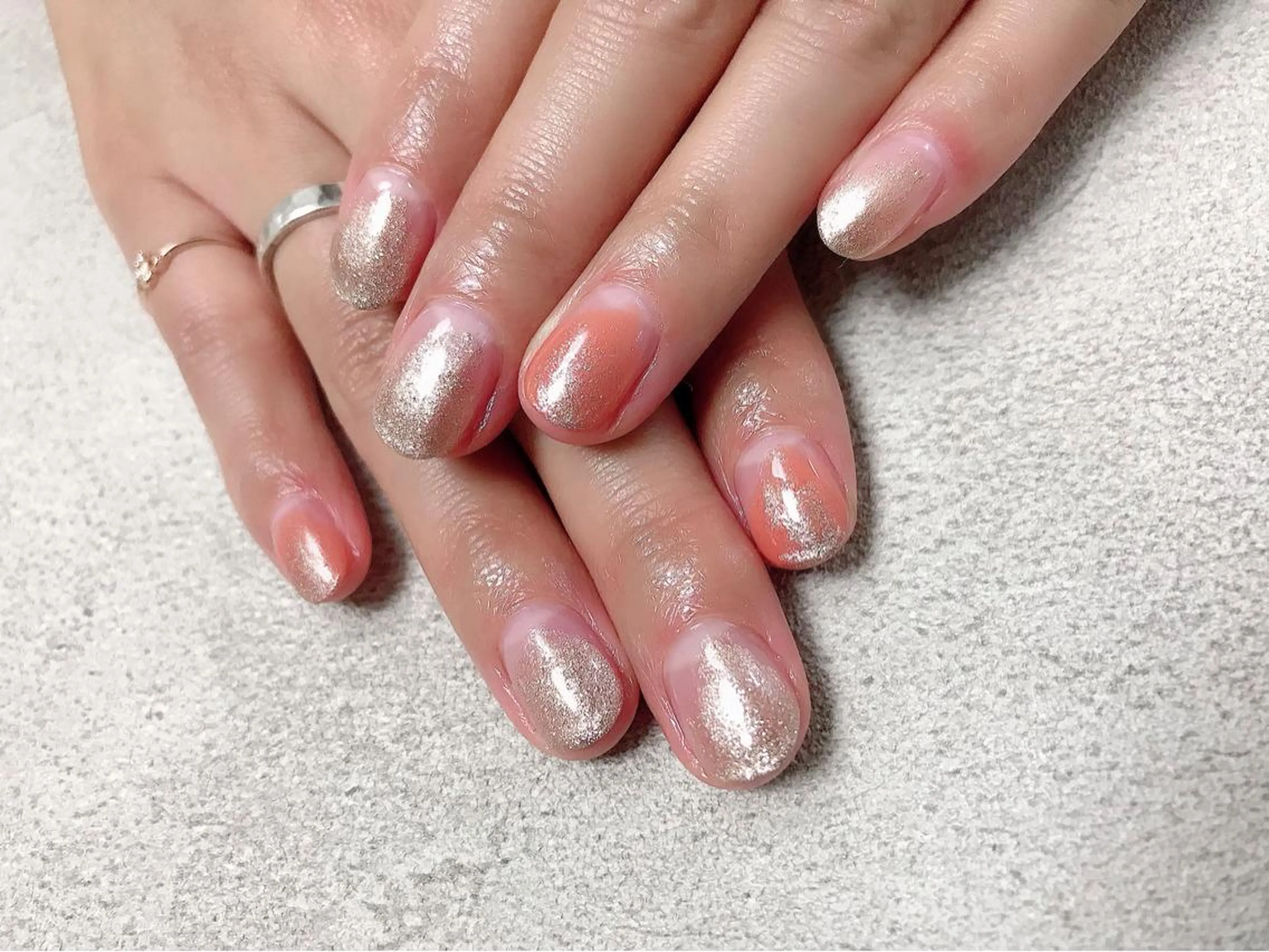 ネイル ラメ(グリッター) kikinail 溝の口のネイルデザイン