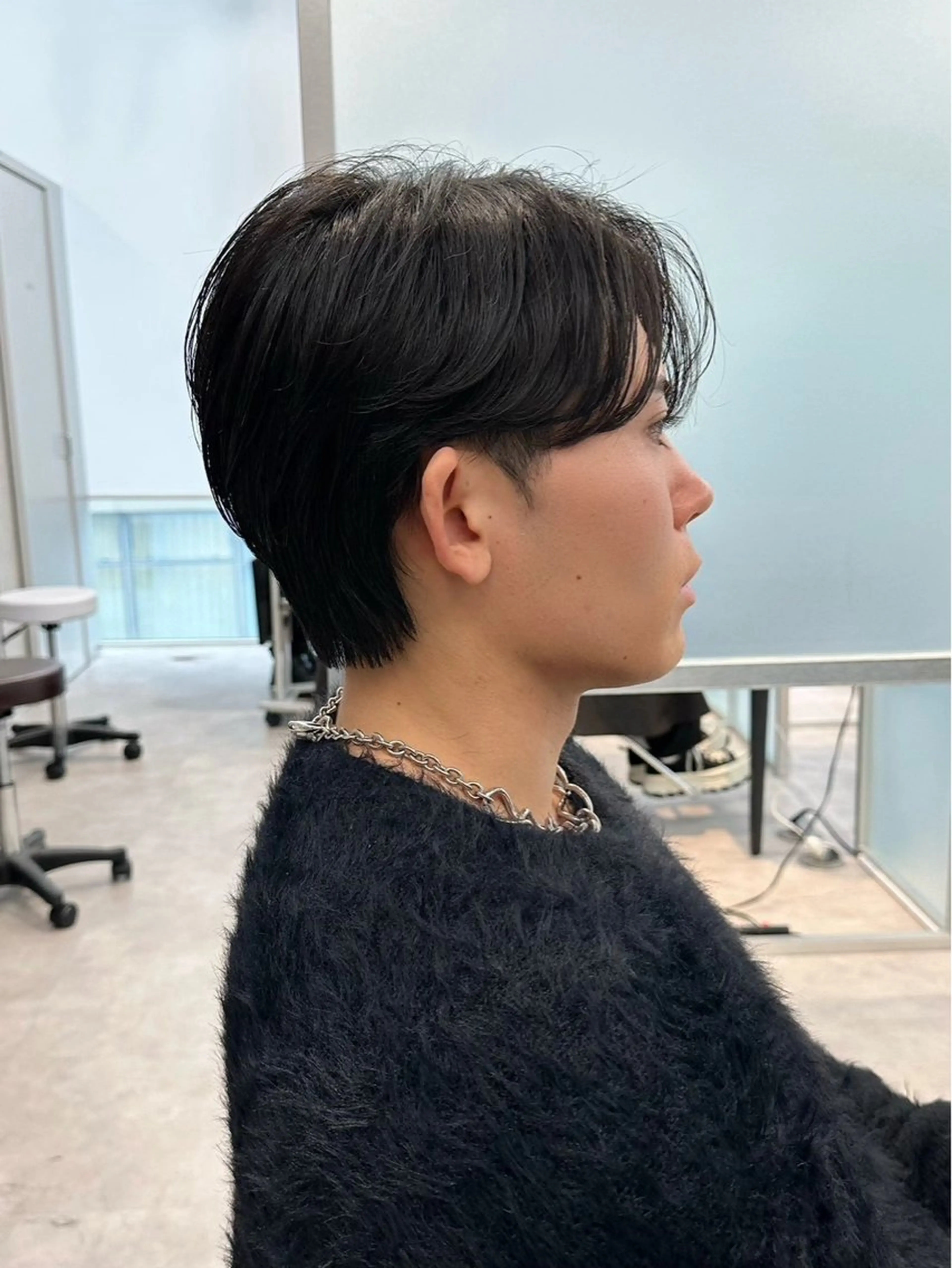 カラー パーマ メンズ かのん/メンズ毛流れ 特化/曲がる縮毛矯正のヘアスタイル