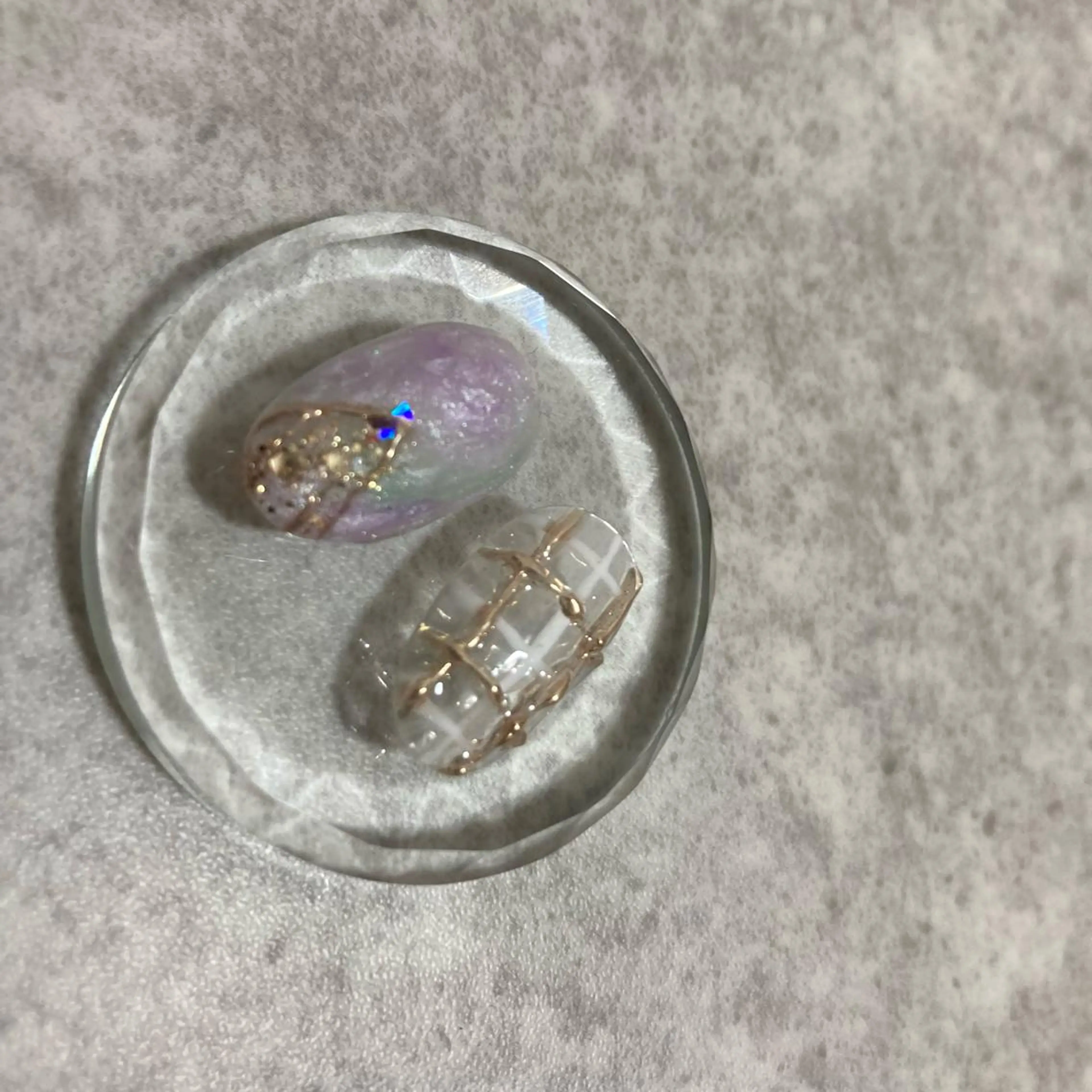 ネイル アートネイル ニュアンスネイル Wisteria Paddyのネイルデザイン