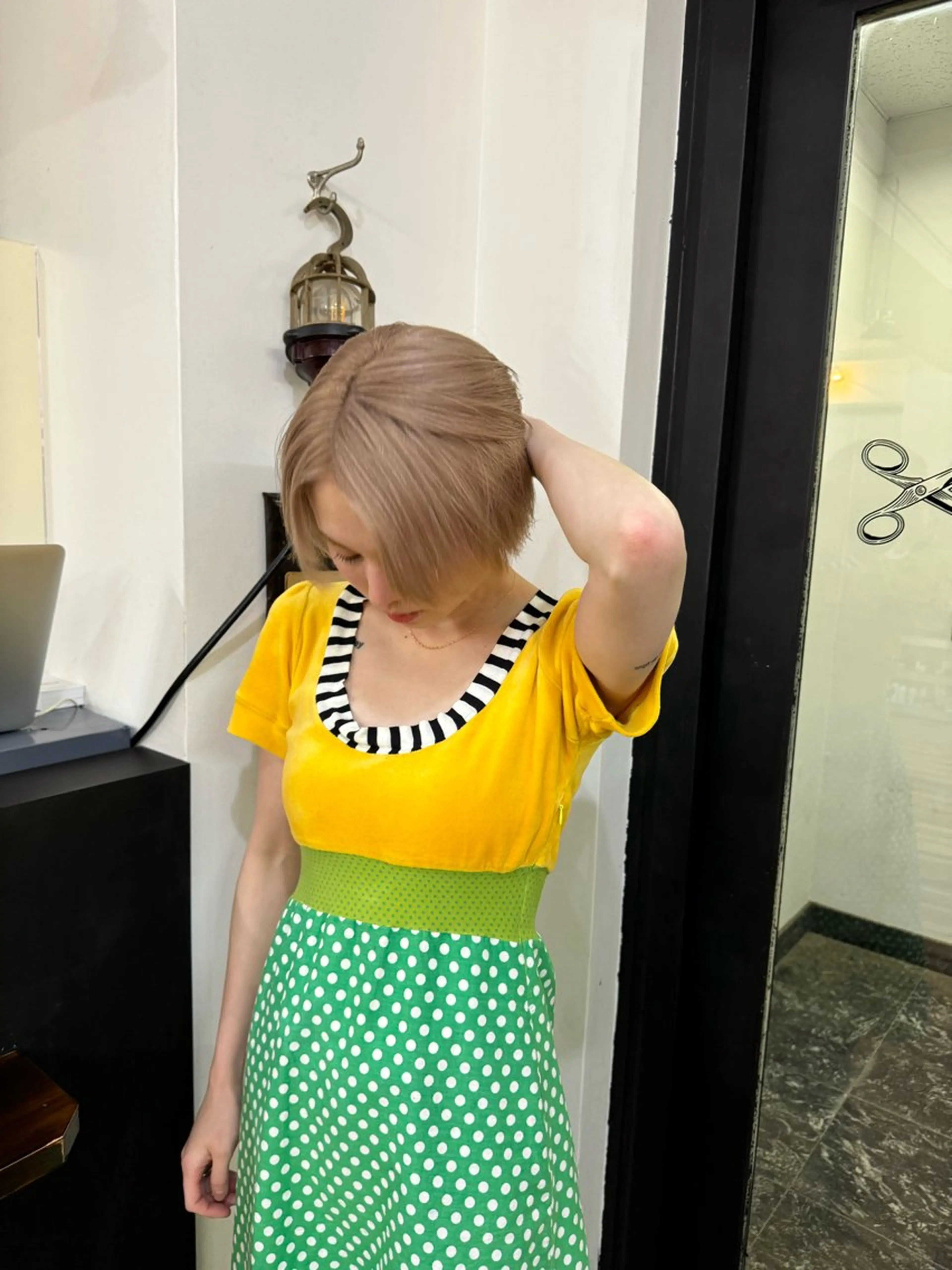 ショート ヘアカラー ブリーチカラーモデル 募集中/ リョウスケのヘアスタイル