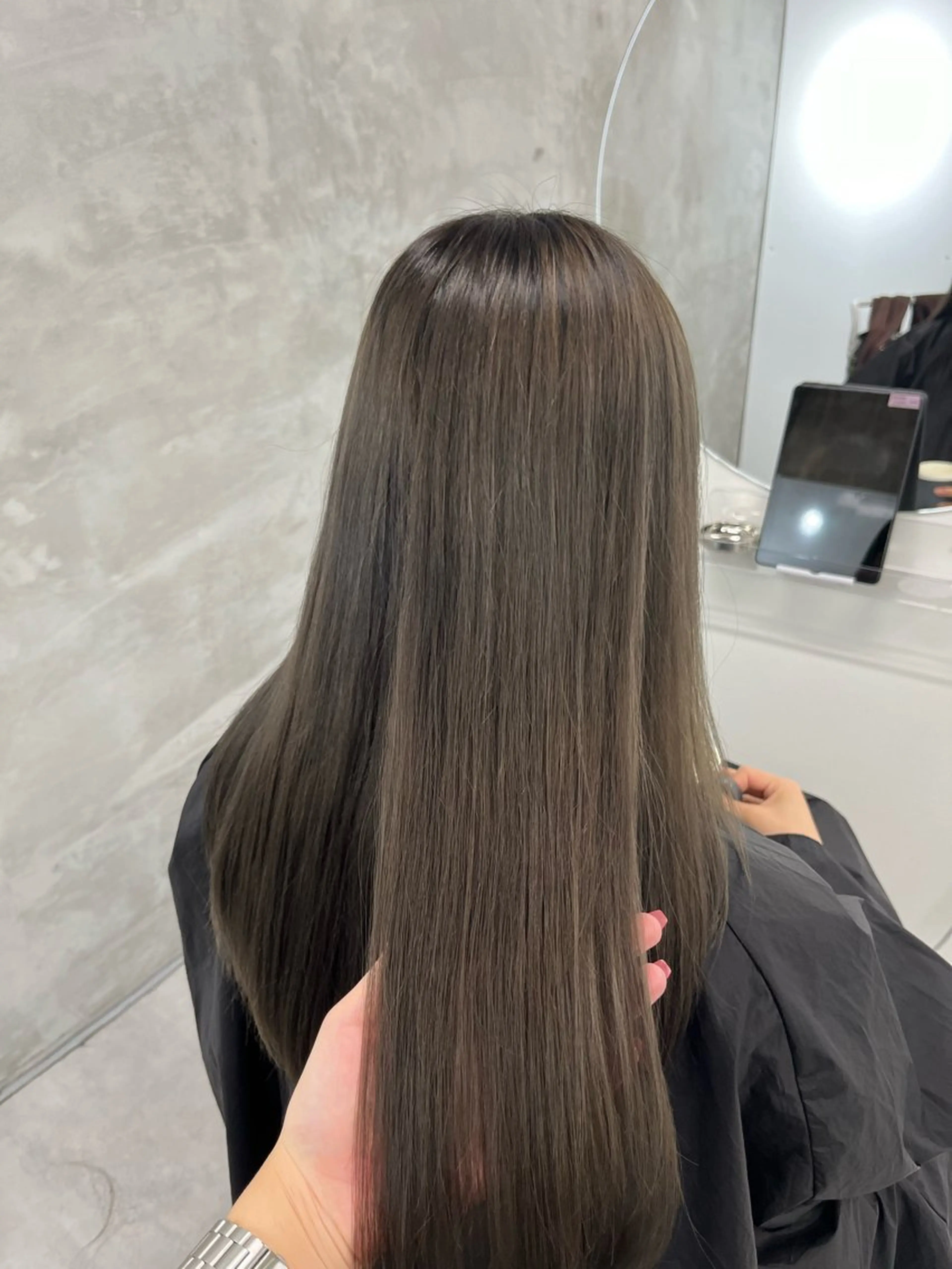 ロング カラー ヘアカラー トリートメント yuuna ✮ door whiteのヘアスタイル