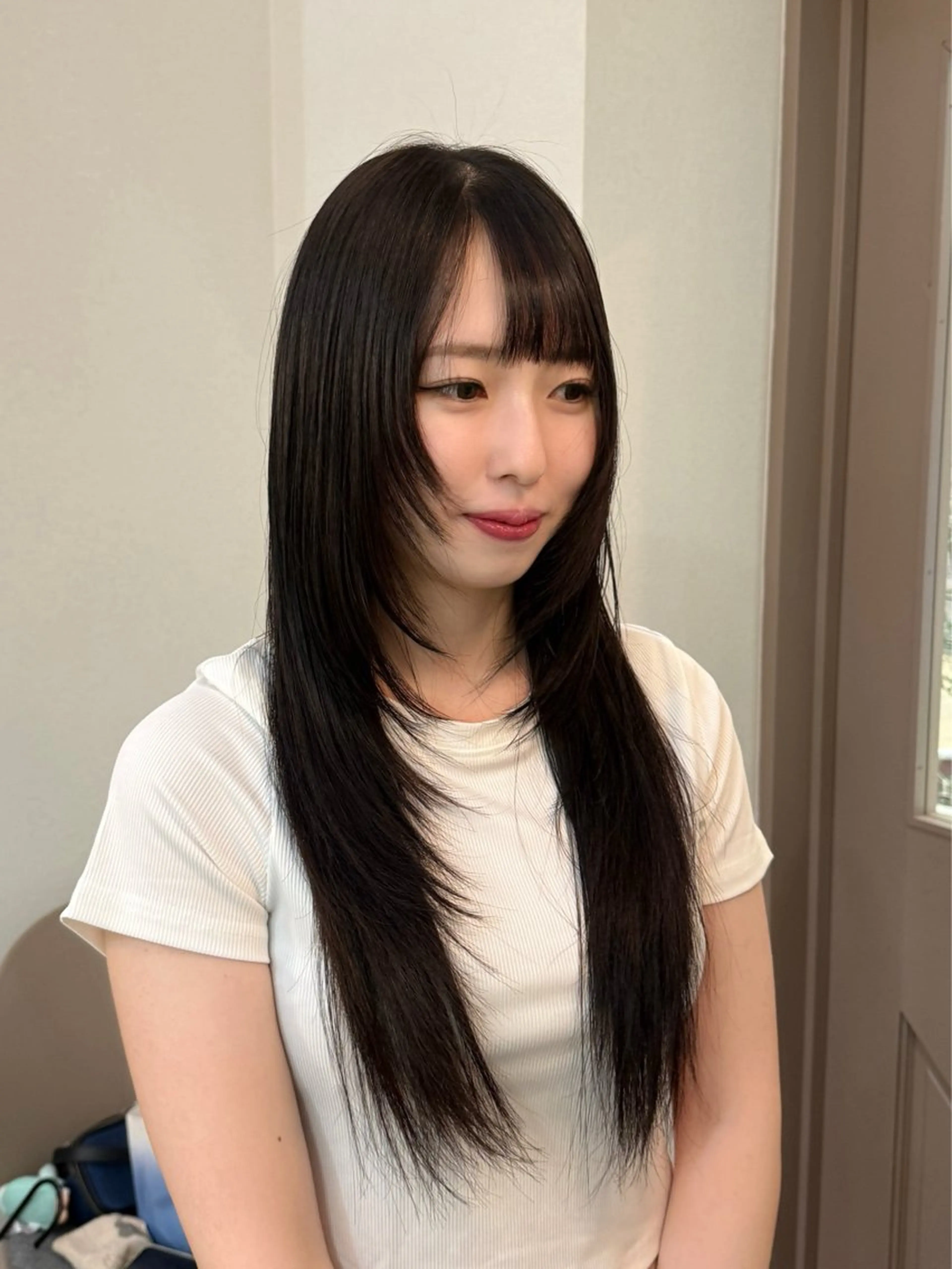 カット+ダメージレス縮毛矯正+質感向上トリートメントの写真