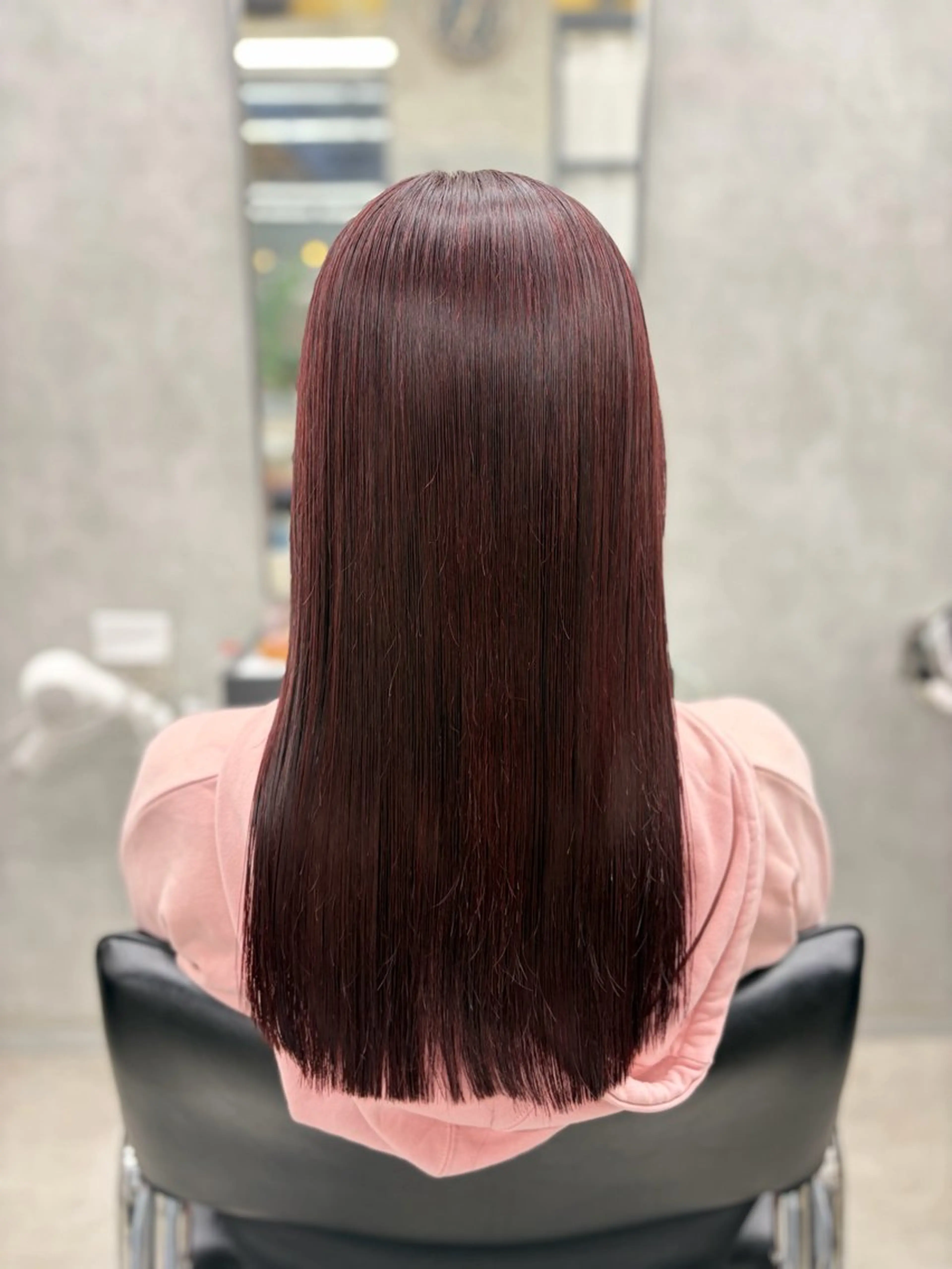 ロング カラー 髪質改善 縮毛矯正 トリートメント ヘアカラー 縮毛矯正 トリートメント すぐ巻ける縮毛矯正 🍀勝倉　麗のヘアスタイル