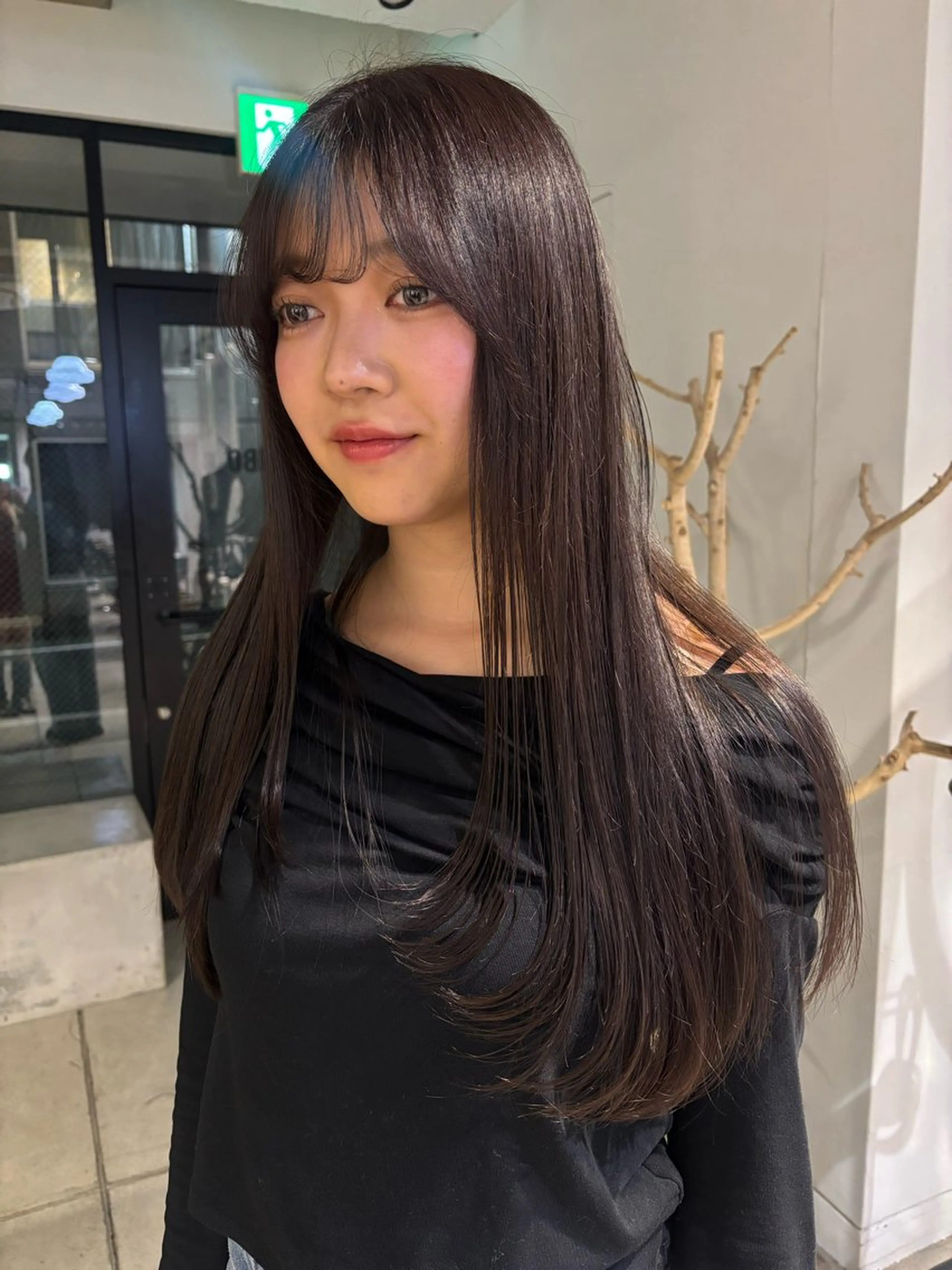 ロング カット ヘアカラー 艶カラー🎀メンズ カットasunaのヘアスタイル