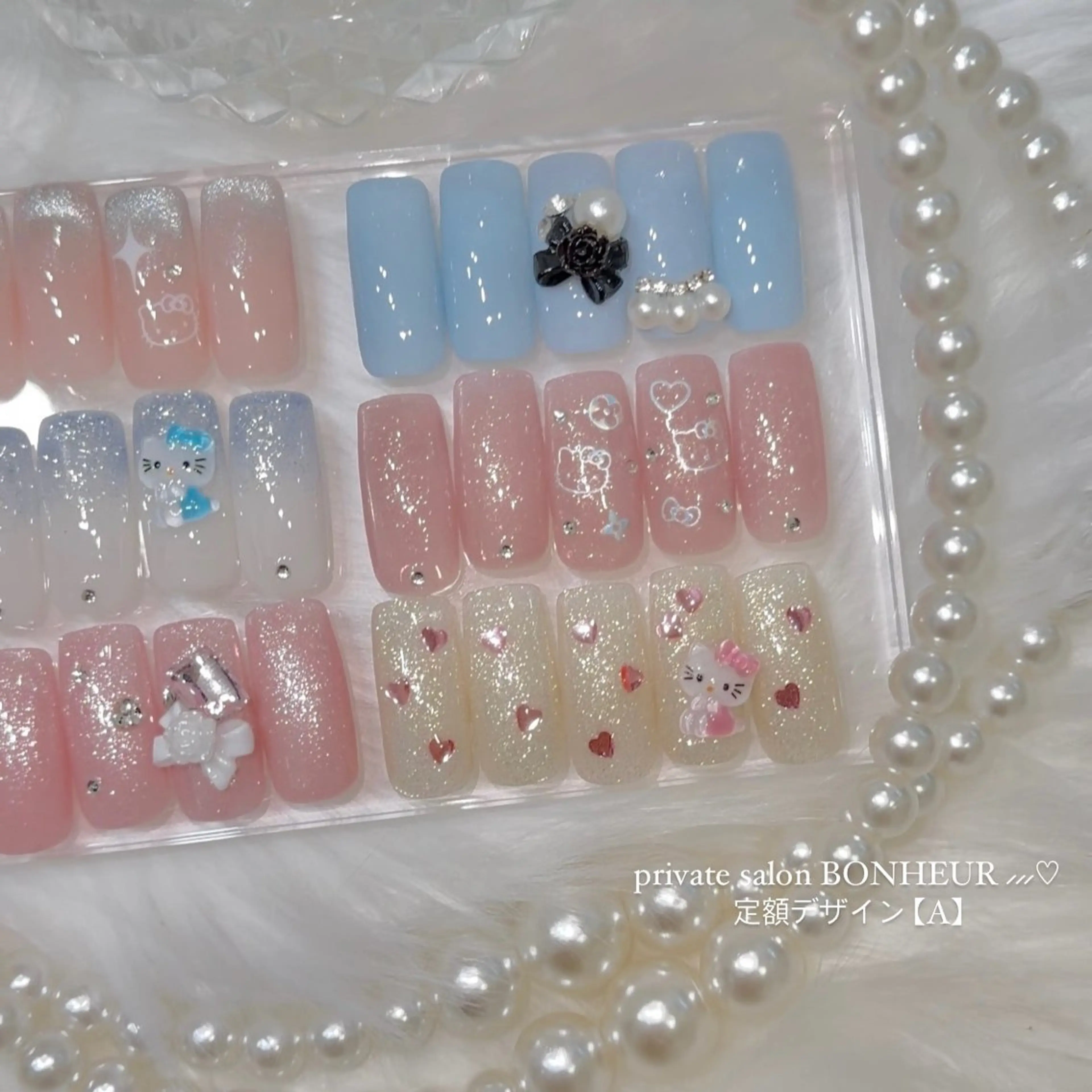 定額【A】ピンクネイル/韓国/網紅の写真