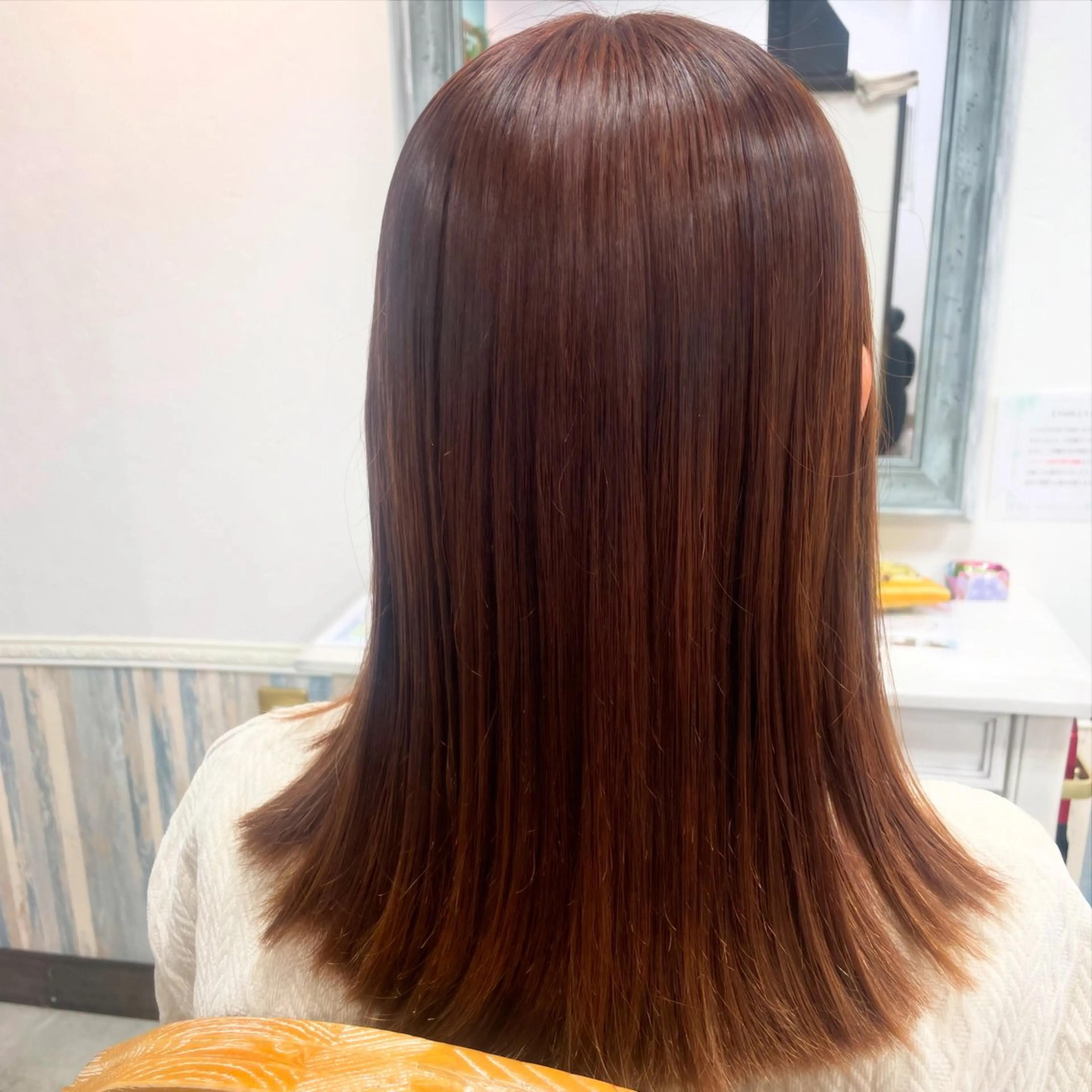 ♡１月4月限定♡カット＋プレミアムカラー＋4stpトリートメントスパ🧴🫧🩵の写真